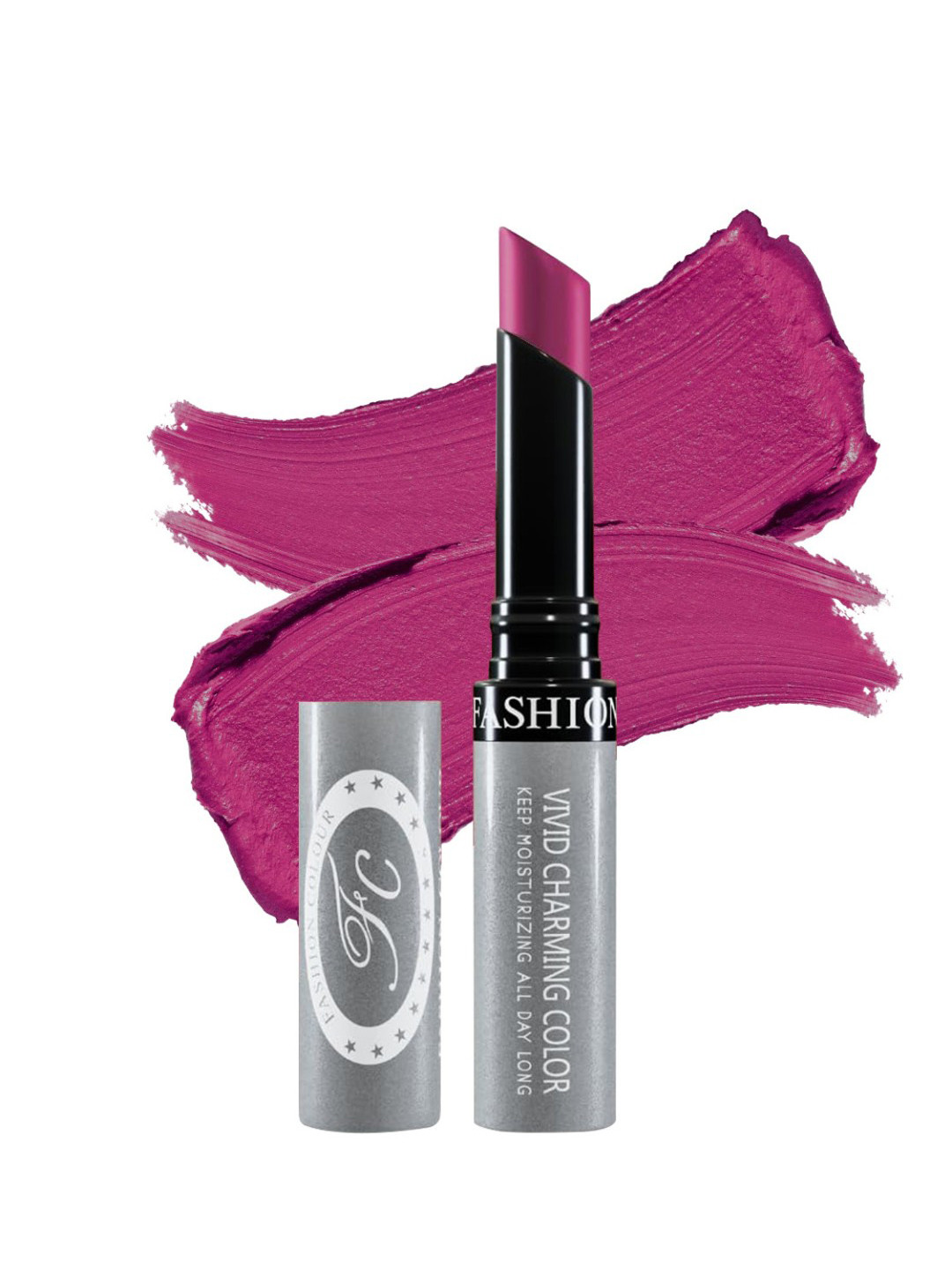 Fashion Colour Kiss Lip Vivid Charming Color No Transfer Lipstick - Rose Violet 67