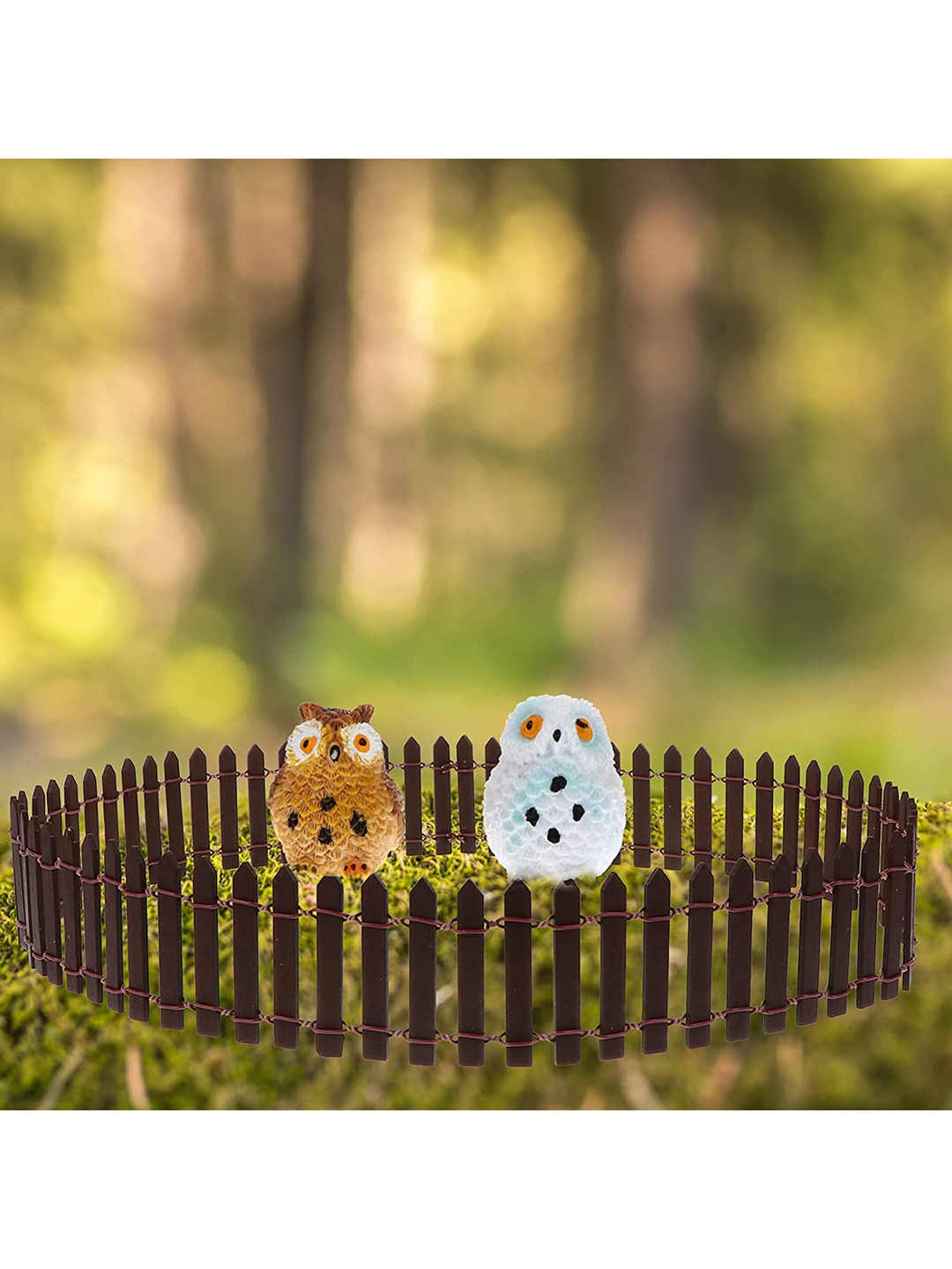 CHOCOZONE Pack of 12 Garden Miniature Fence Landscape Decoration