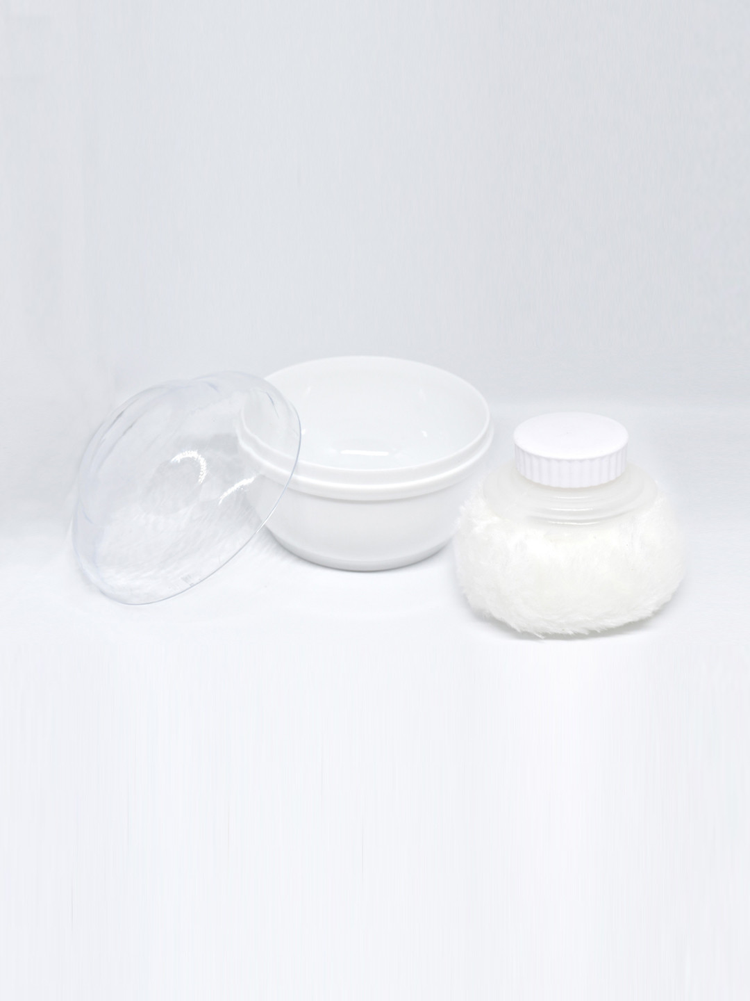 The Little Lookers Infant Kids White Powder Puff for Face & Body