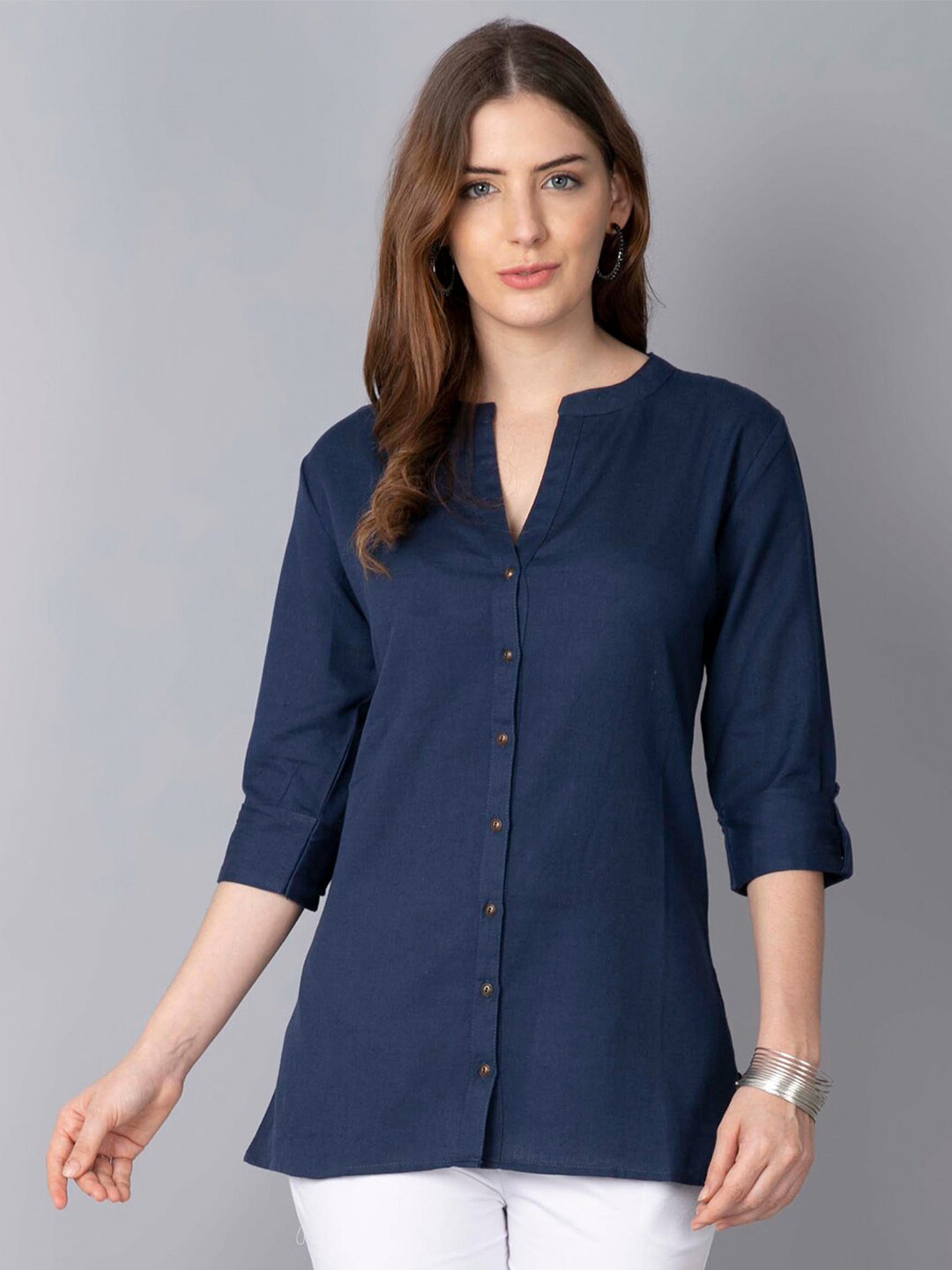 Pistaa Navy Blue Kurti