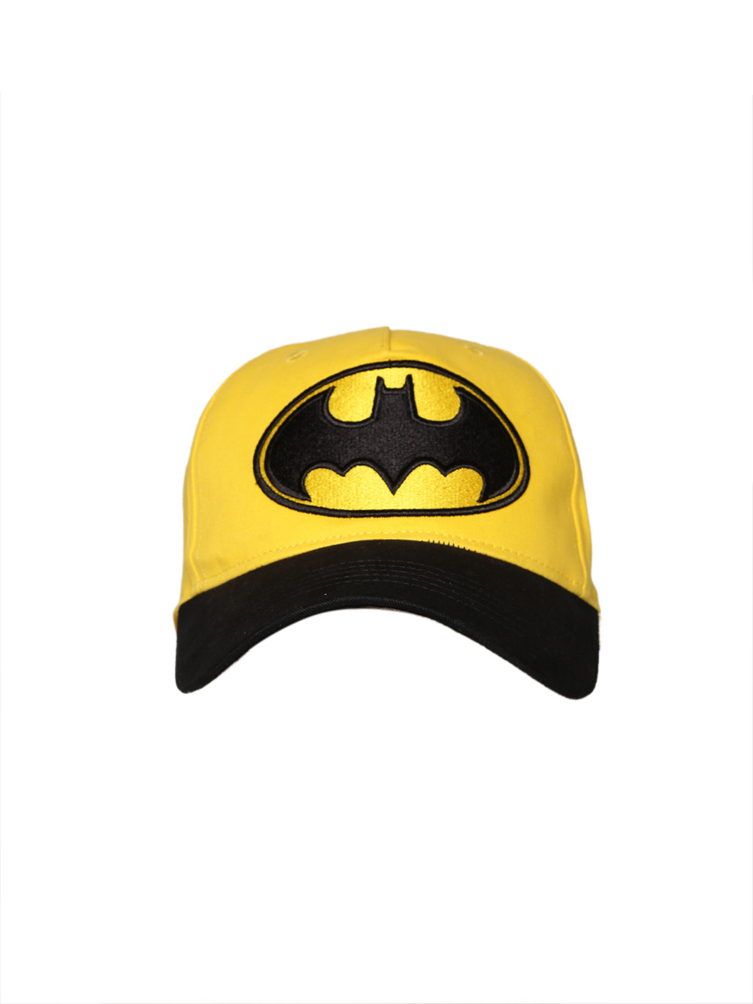 Kook N Keech Batman Men Yellow & Black Colourblocked Cap