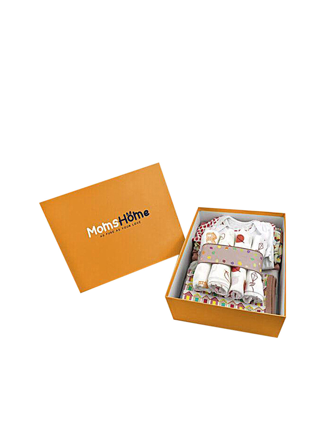 Moms Home Pack of 23 Multi-Coloured Baby Apparel Gift Set