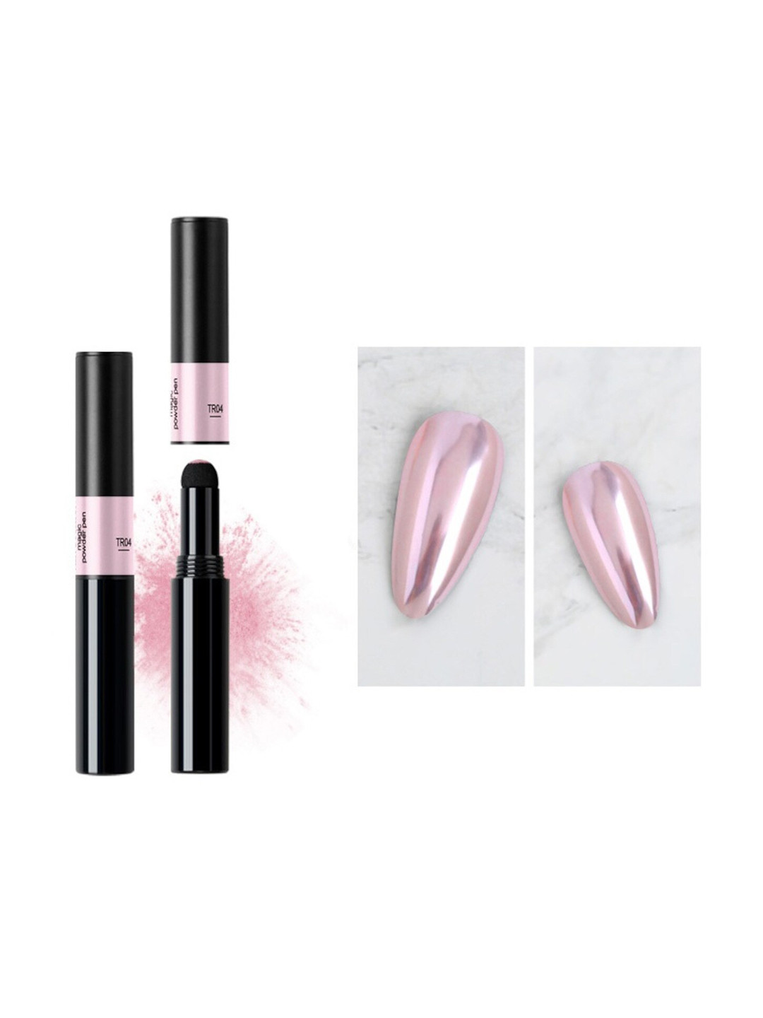 VENALISA Mirror Effect Holographic Chrome Air Cushion Magic Powder Nail Pen - Shade TR04