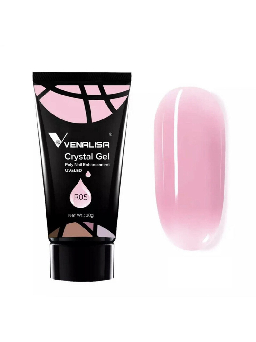 VENALISA UV & LED Crystal Gel Poly Nail Enhancement 30 g - R05