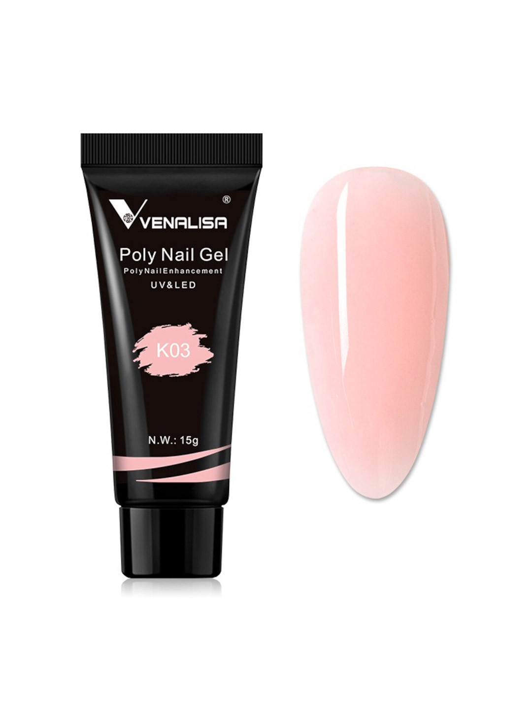 VENALISA UV Nail Extension Gel Nail Polish - ven-bg-k-03 15 ml