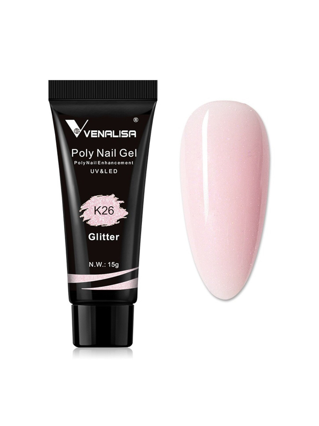 VENALISA Poly Builder Nail Gel Acrylic Polish Nail Extension - K26 15g