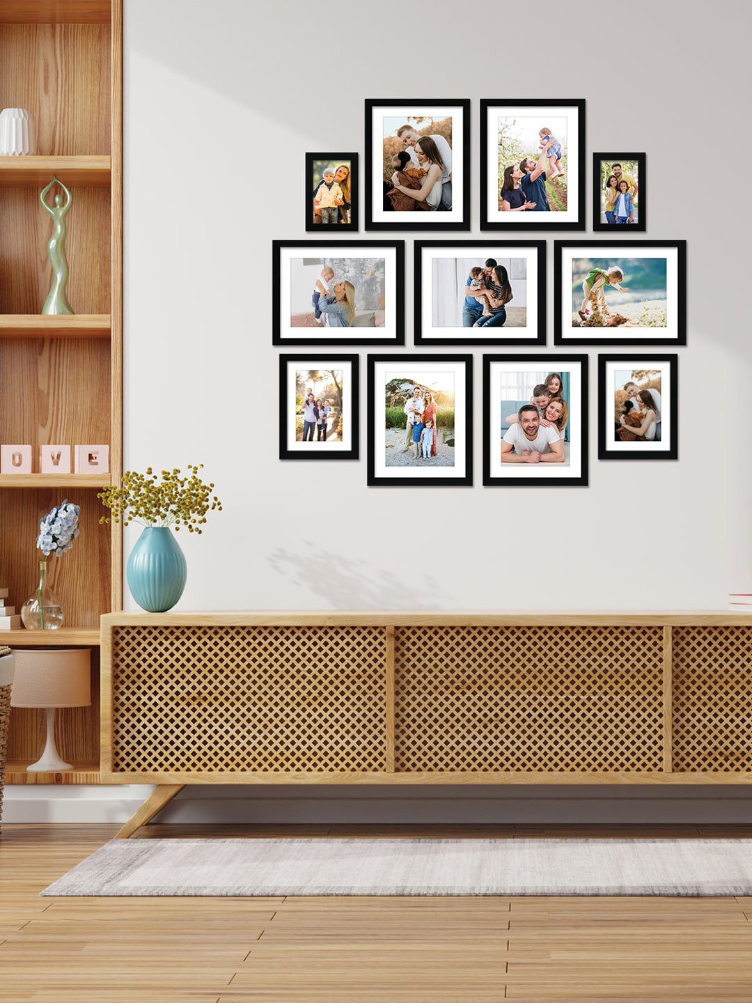 RANDOM Set of 11 Individual Photo Frames