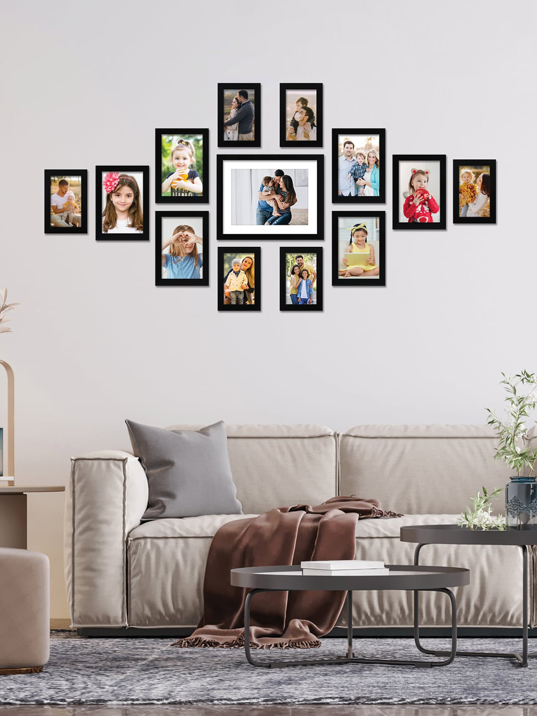 RANDOM Set Of 13 Wall Photo Frames