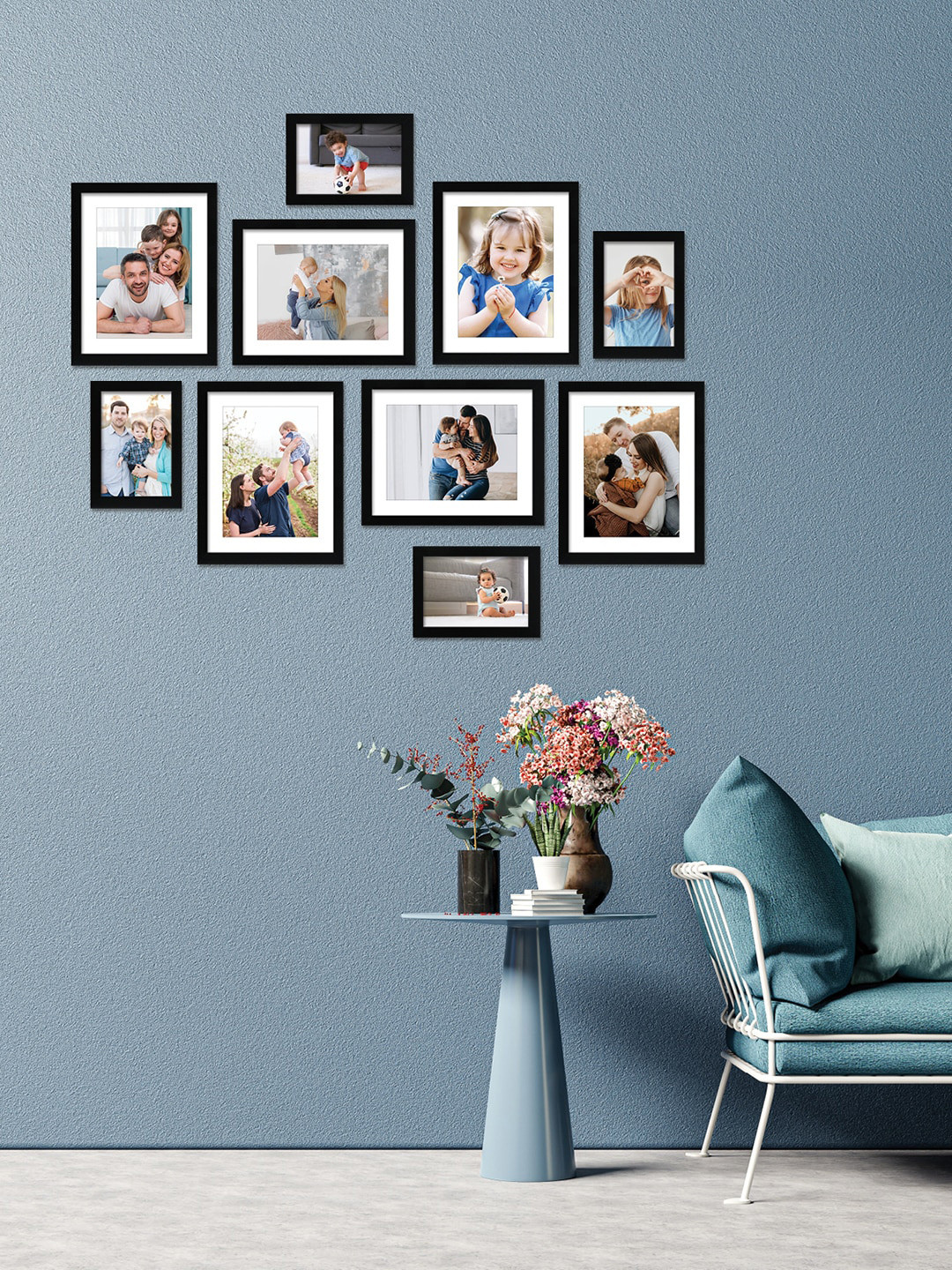 RANDOM Set of 10 Individual photo frames