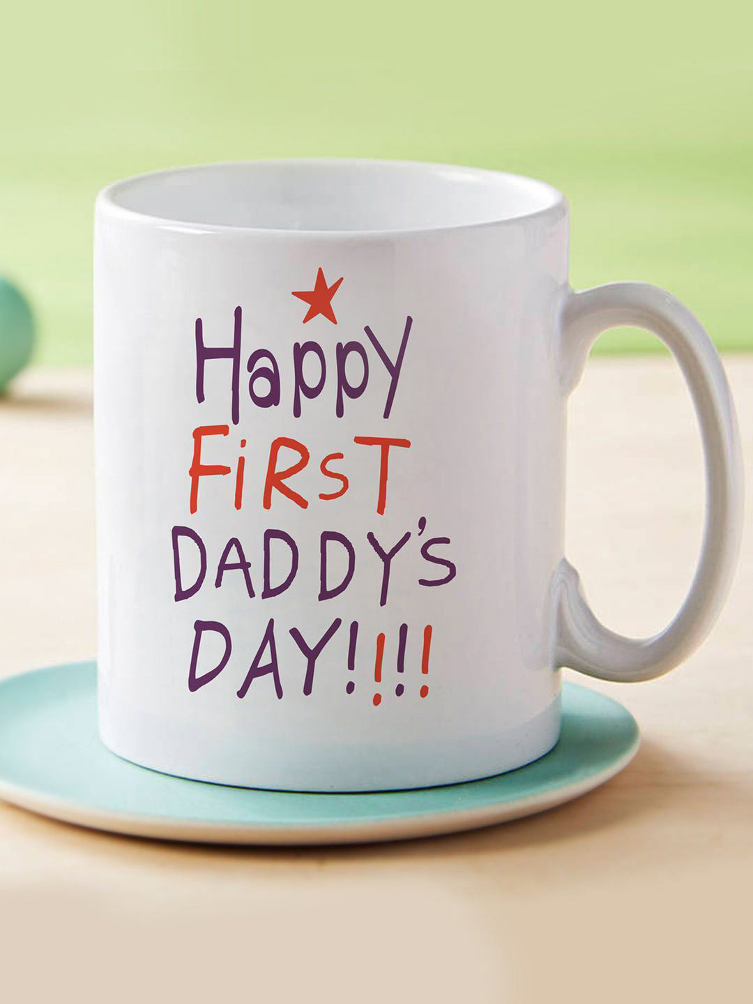 TIED RIBBONS White Printed Father's Day Gift Set