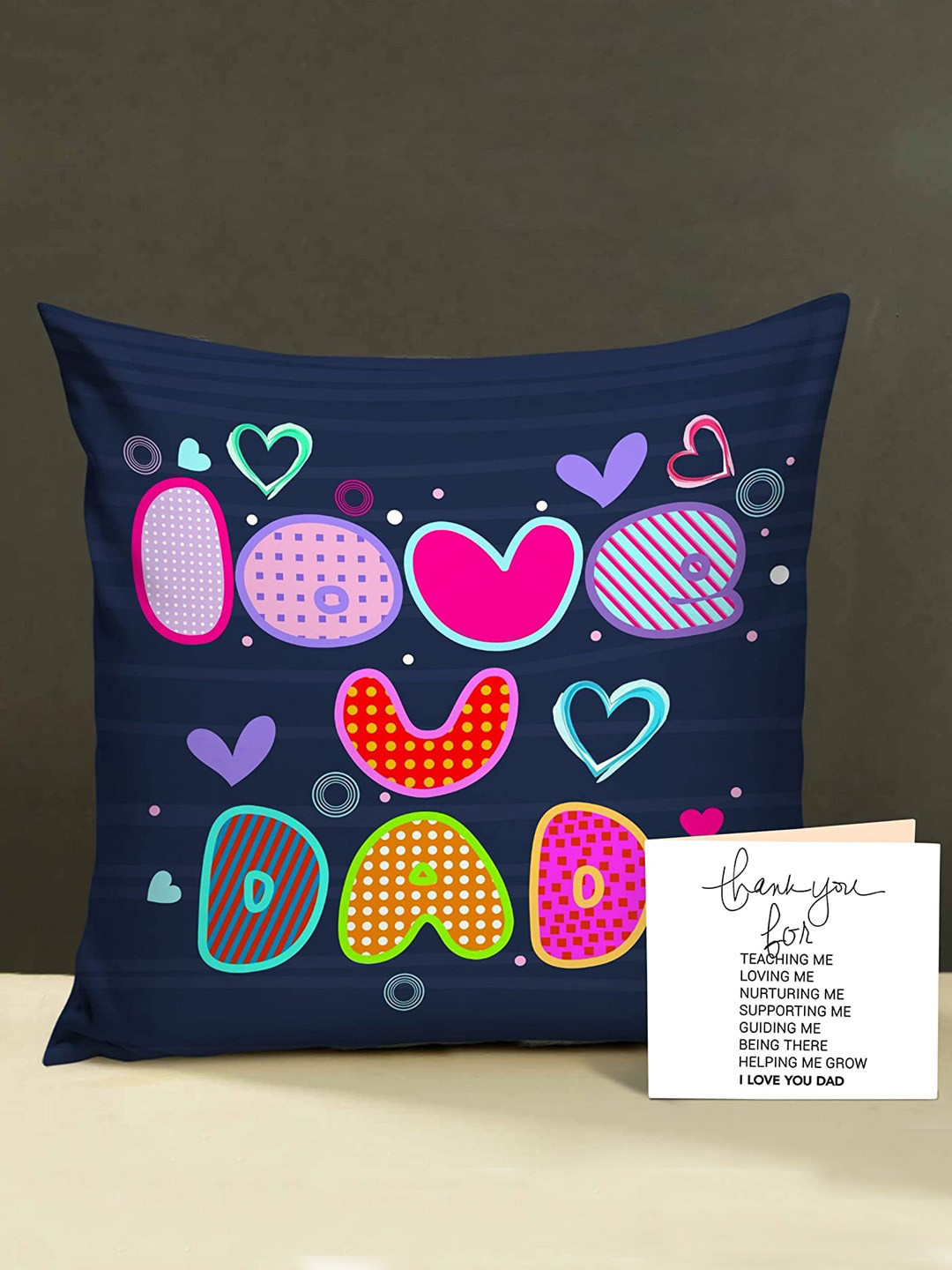 TIED RIBBONS Blue & Purple Printed Fathers Day Gift Set