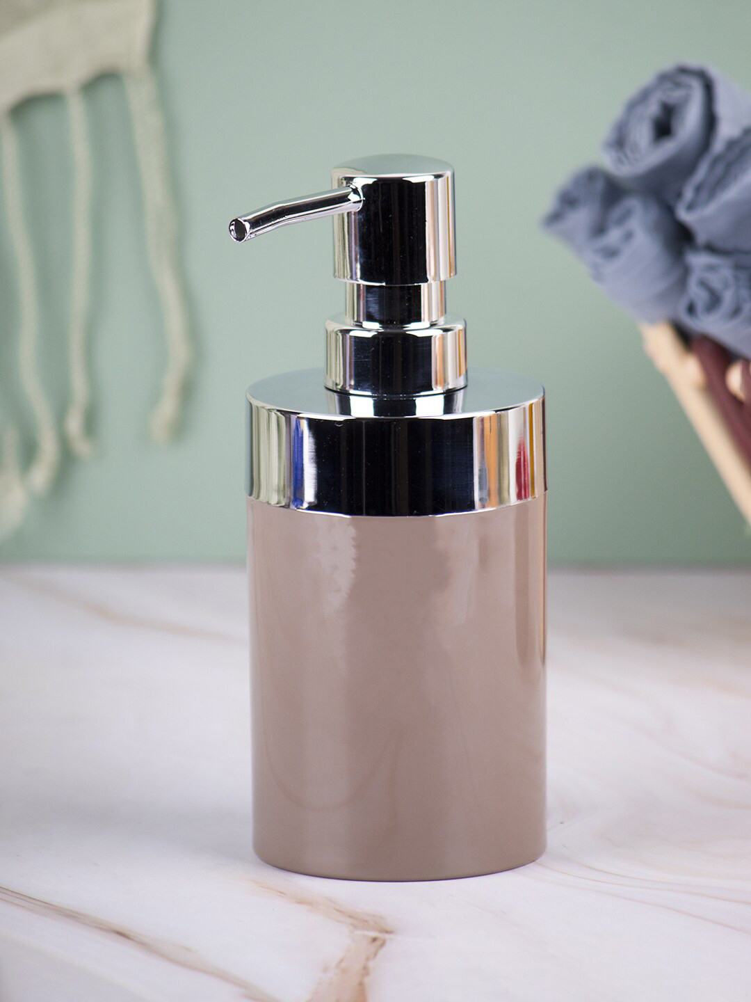 MARKET99 Brown Soap Dispenser - 340 Ml
