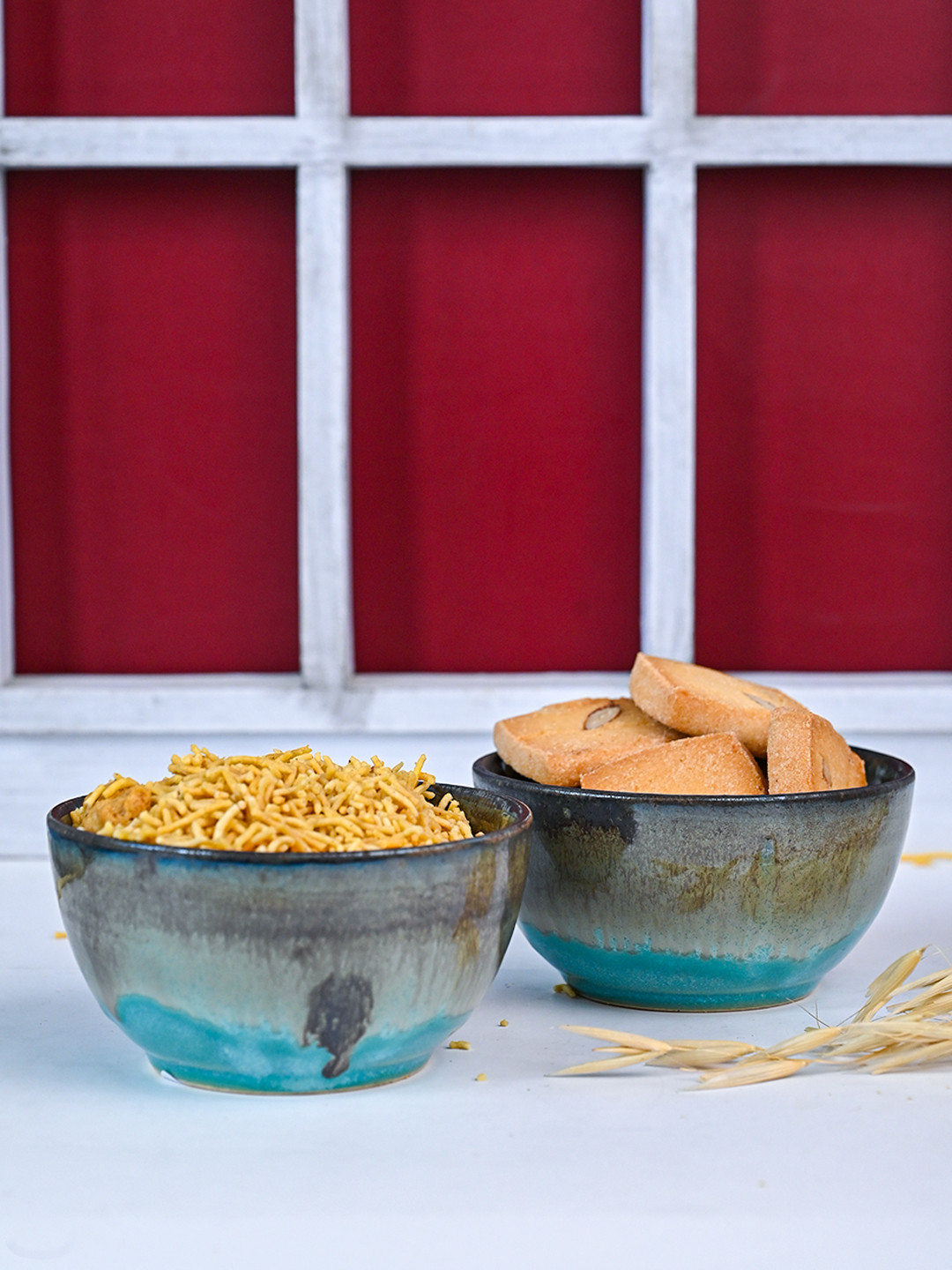 MARKET99 Unisex Turquoise Blue Dinnerware