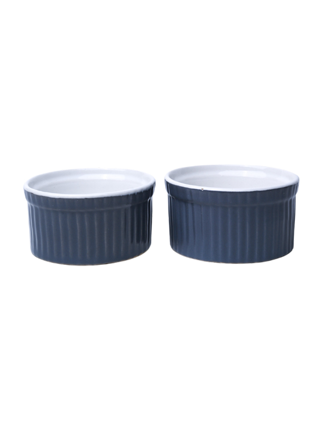 MARKET99 Set Of 2  Black & White Muffin Cup - 180 ml Each