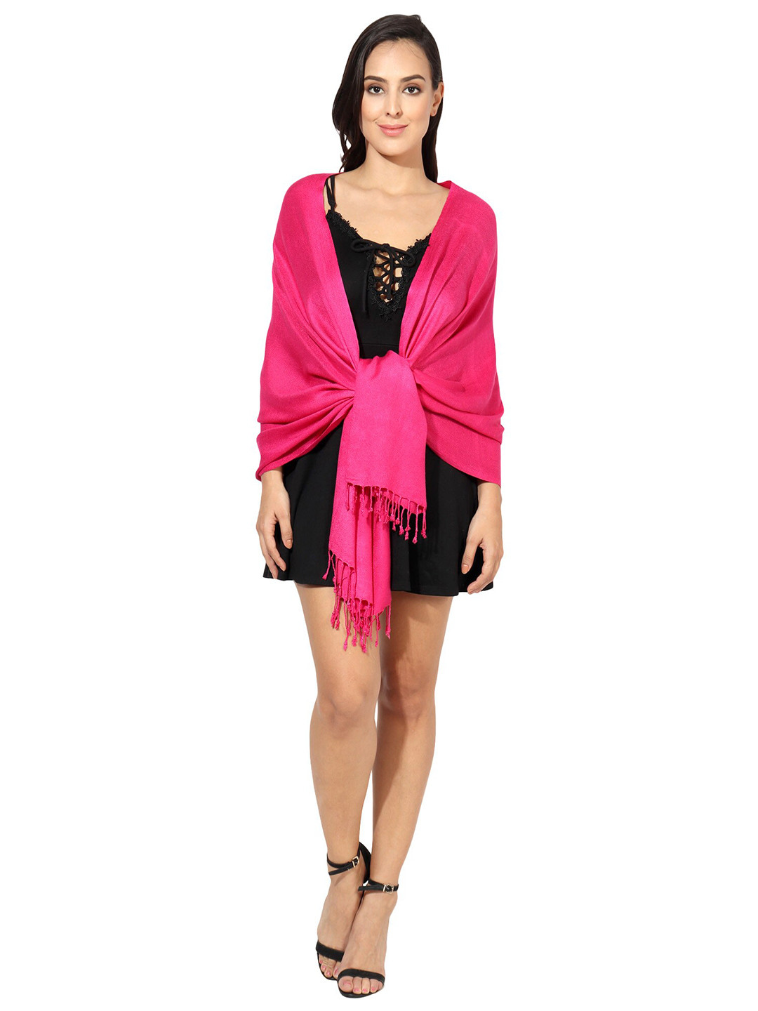 MUFFLY Women Pink Stoles