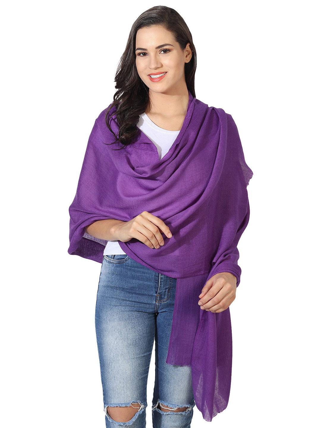 MUFFLY Women Purple Stoles