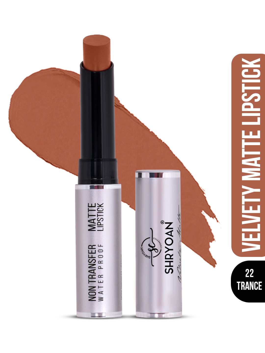 SHRYOAN Non Transfer Matte 24 Hours Waterproof Lipstick 3.8g - Shade 022