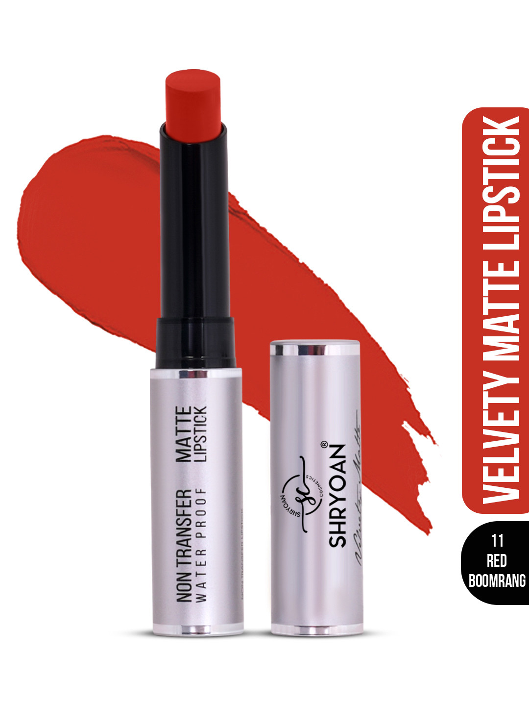 SHRYOAN Non Transfer Matte 24 Hours Waterproof Lipstick 3.8g - Shade 011