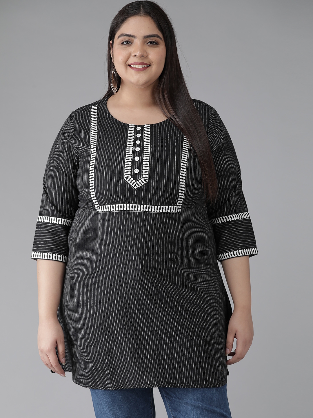 Myntra plus size kurtis deals