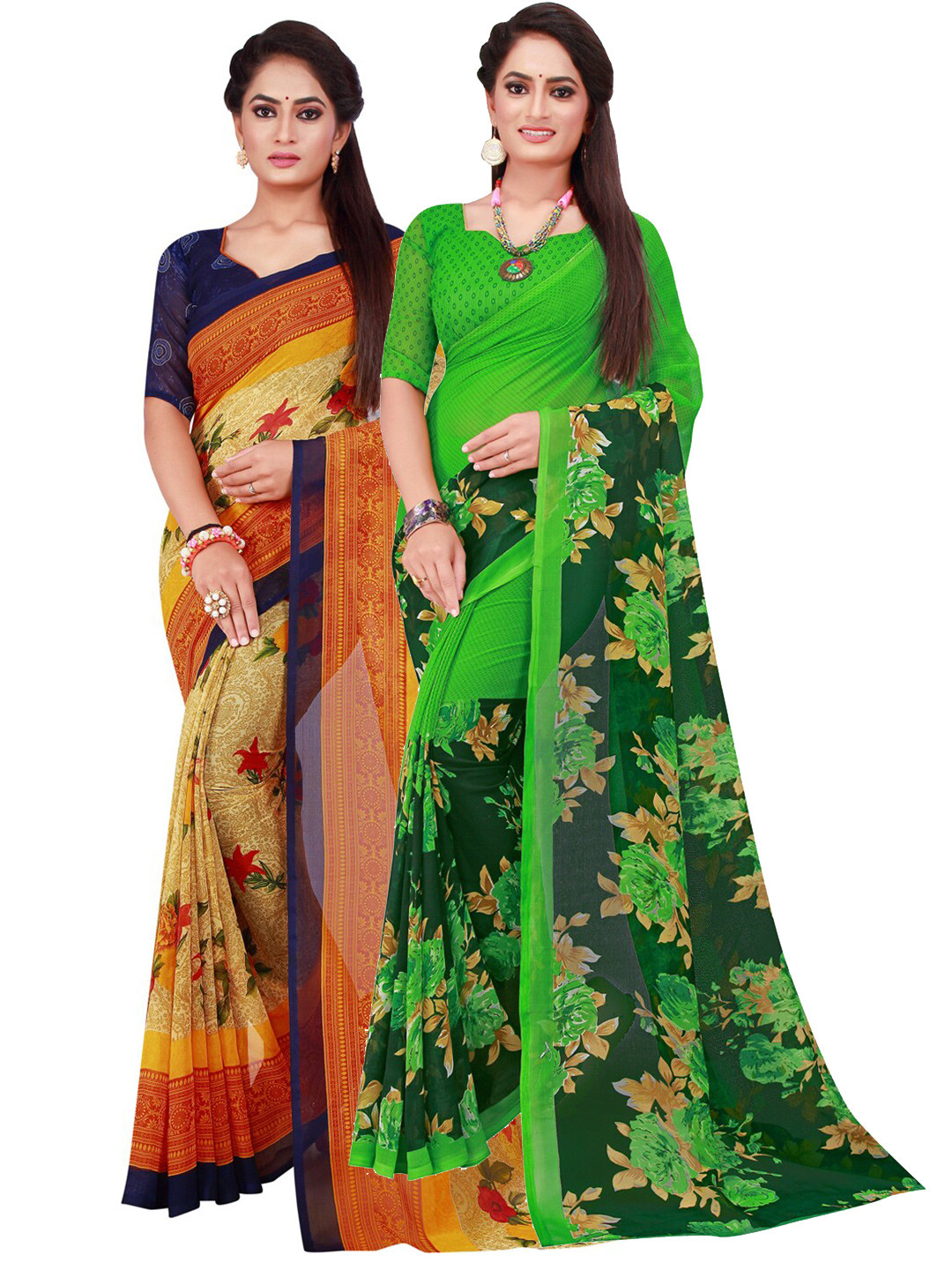 Florence Women Beige Sarees