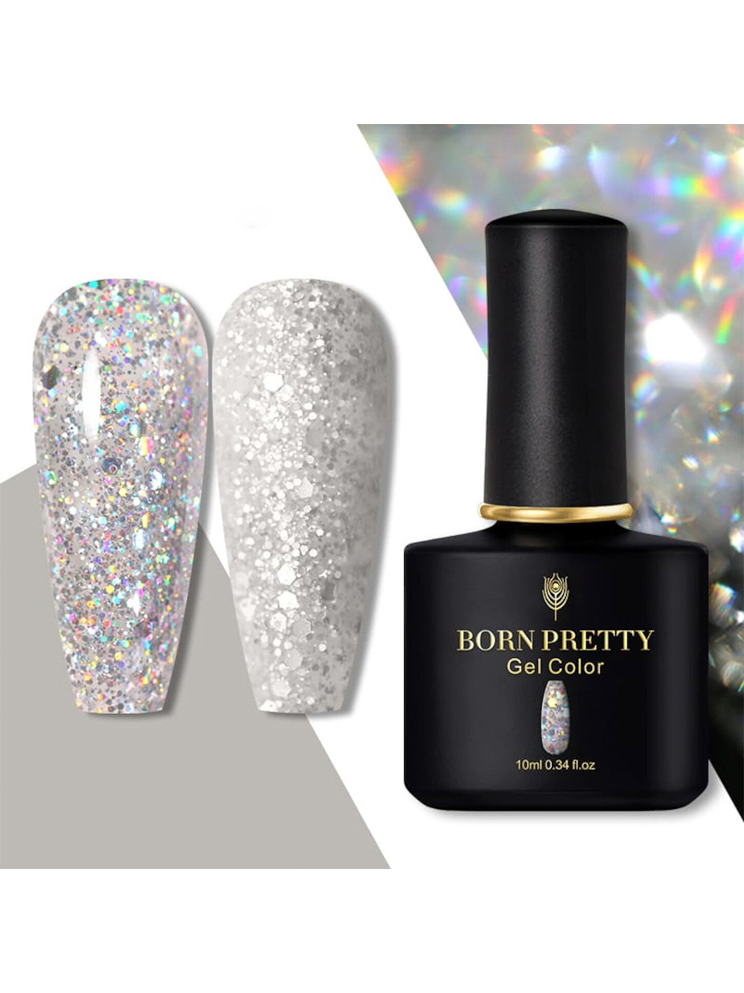 BORN PRETTY Black Spar Series UV-LED Soak-Off Gel Nail Polish - Shade 09
