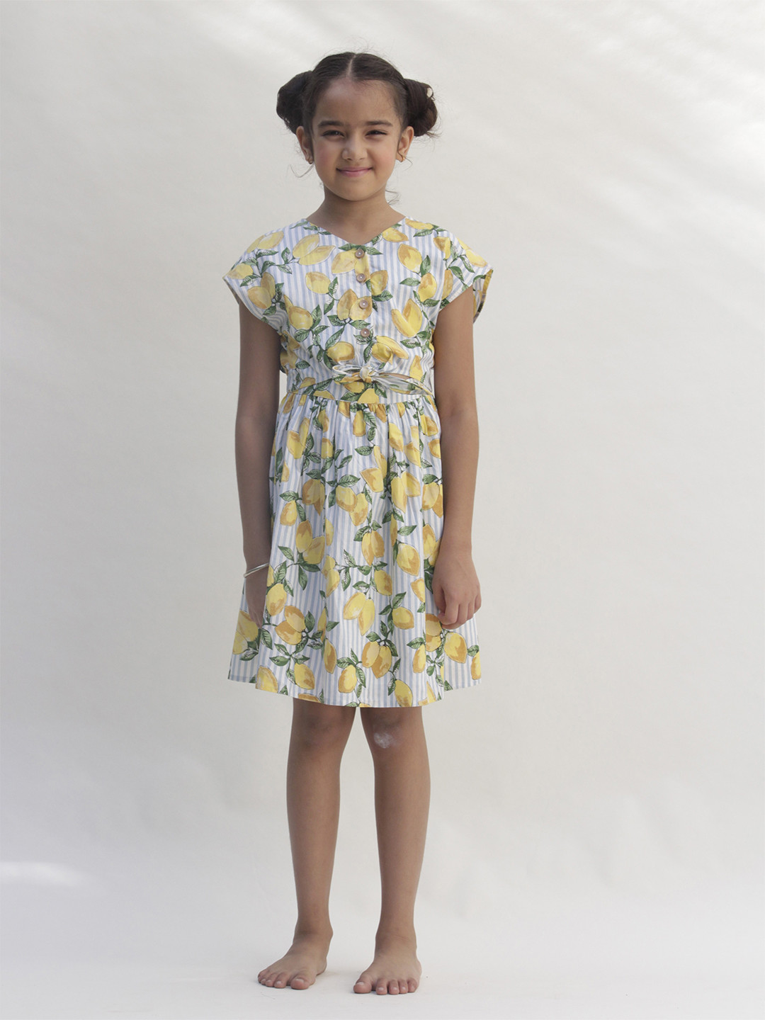Jungleebilli Lime Green Floral Dress
