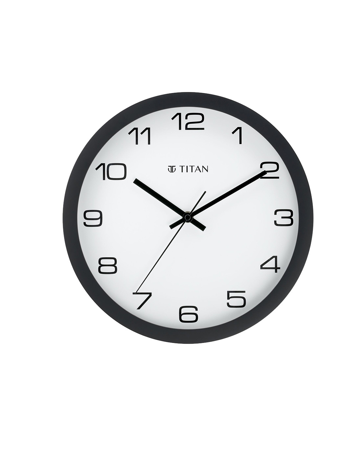 Titan Black Contemporary Wall Clock