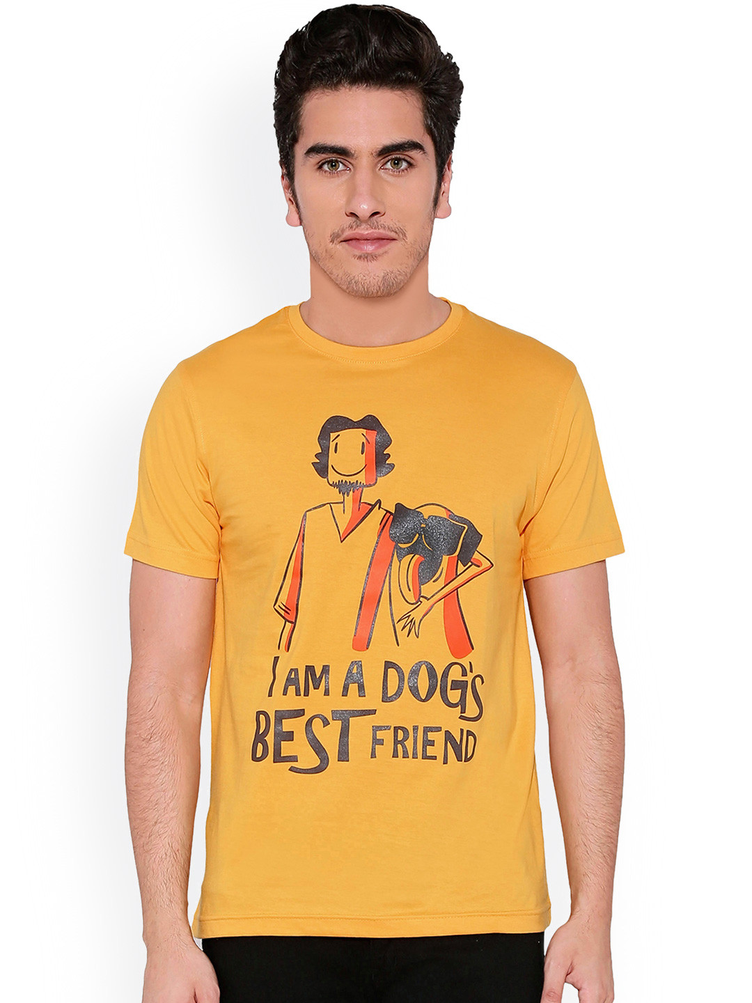Buy The Souled Store Unisex Mustard 