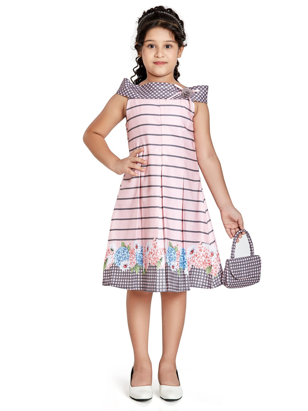 Peppermint Pink Striped Dress