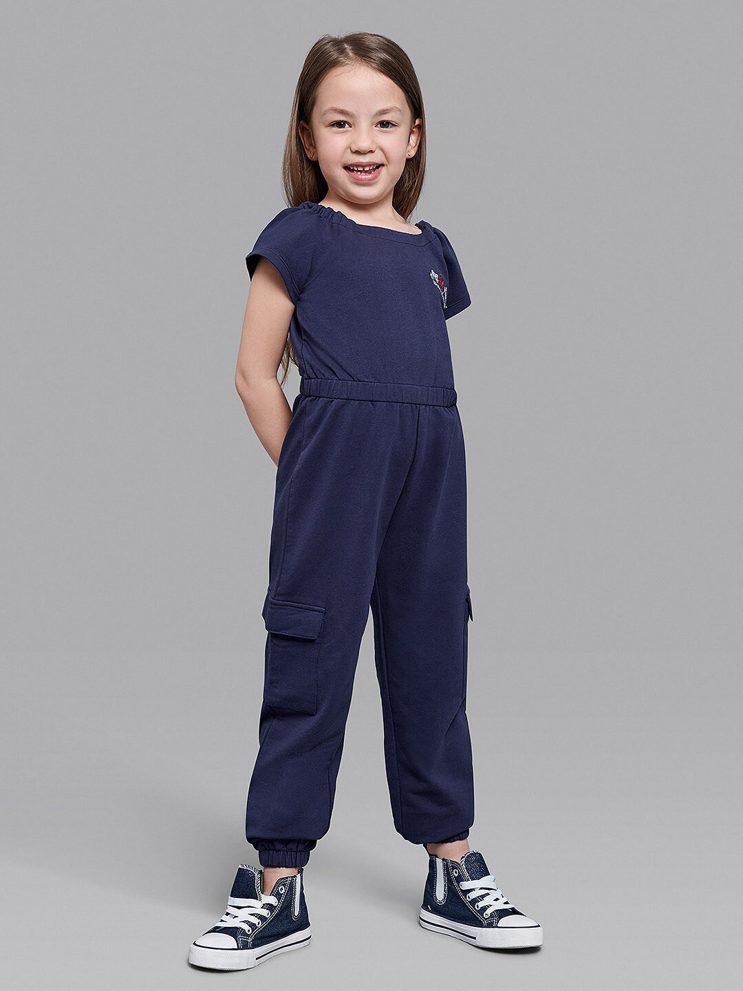 Beverly Hills Polo Club Navy Blue Maxi Dress