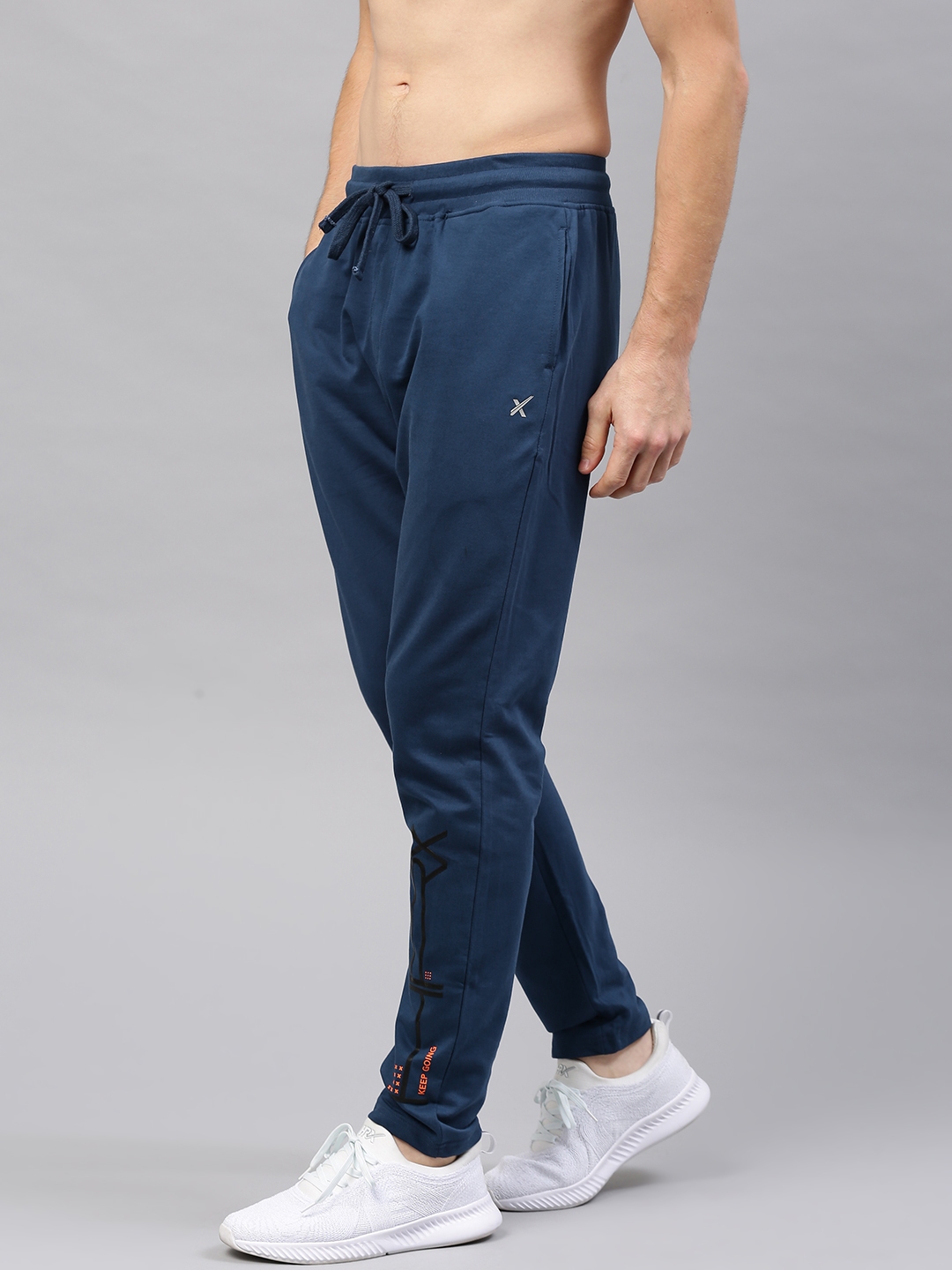 Buy HRX Active By Hrithik Roshan Men Grey Solid Joggers  Track Pants for  Men 5293752  Myntra