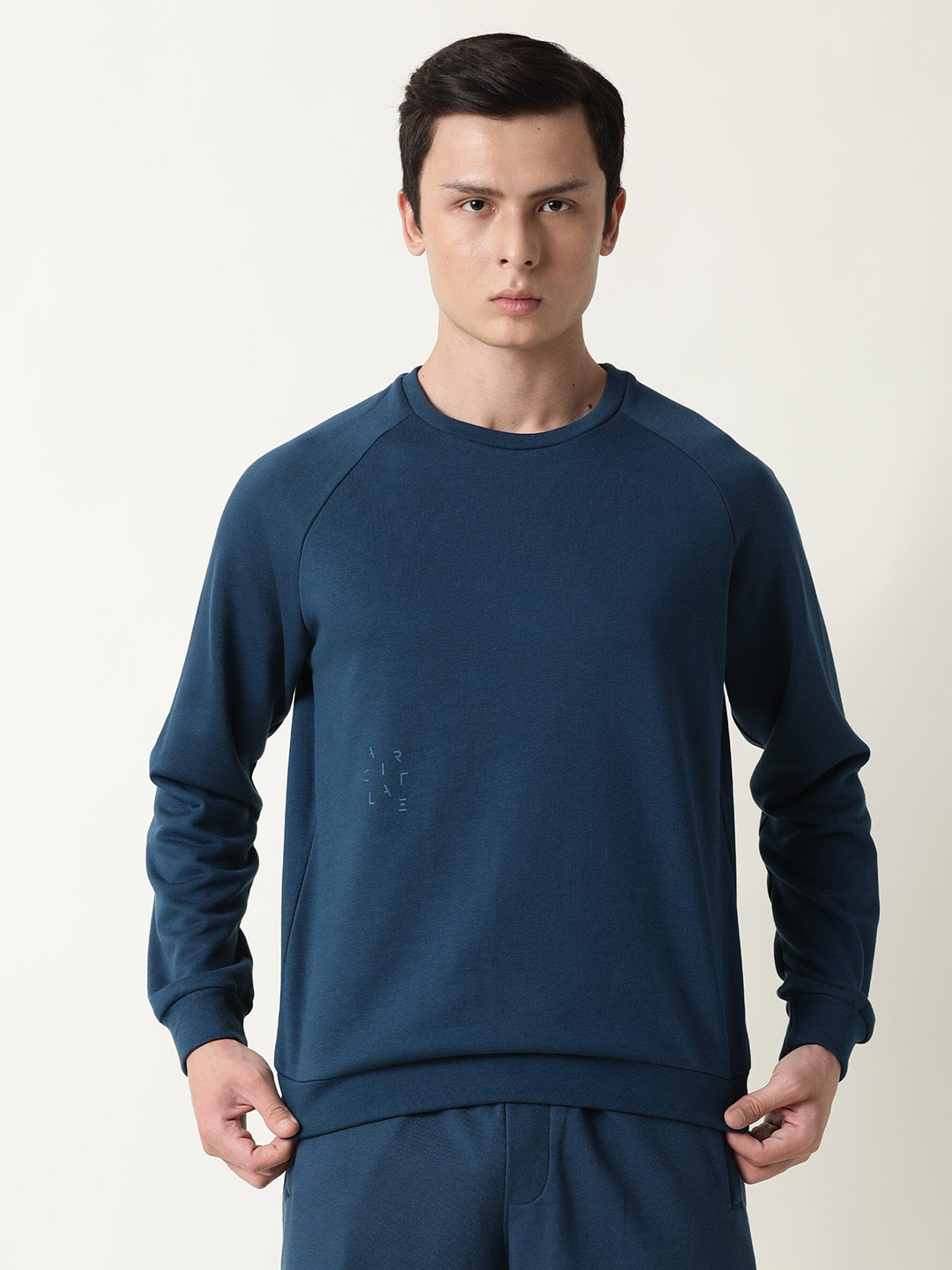 ARTICALE Men Teal Sweatshirt
