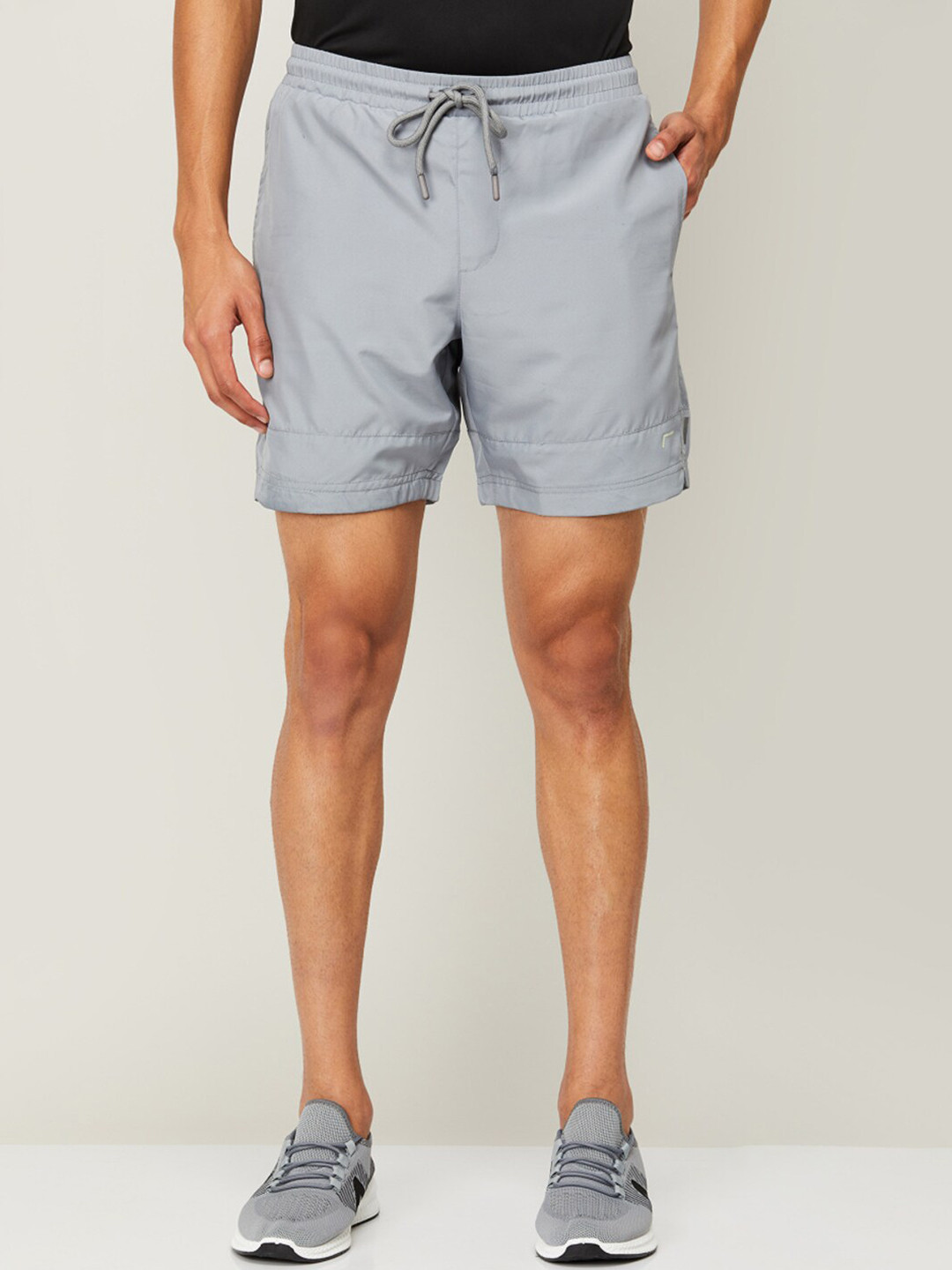 Fame Forever by Lifestyle Men Grey Training or Gym Sports Shorts