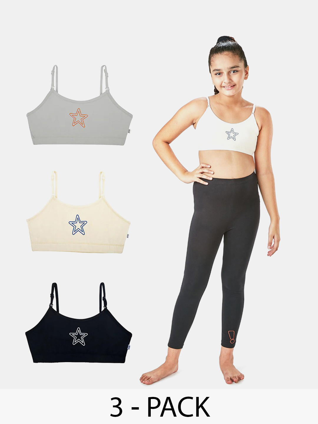 You Got Plan B Girls Multi Bra