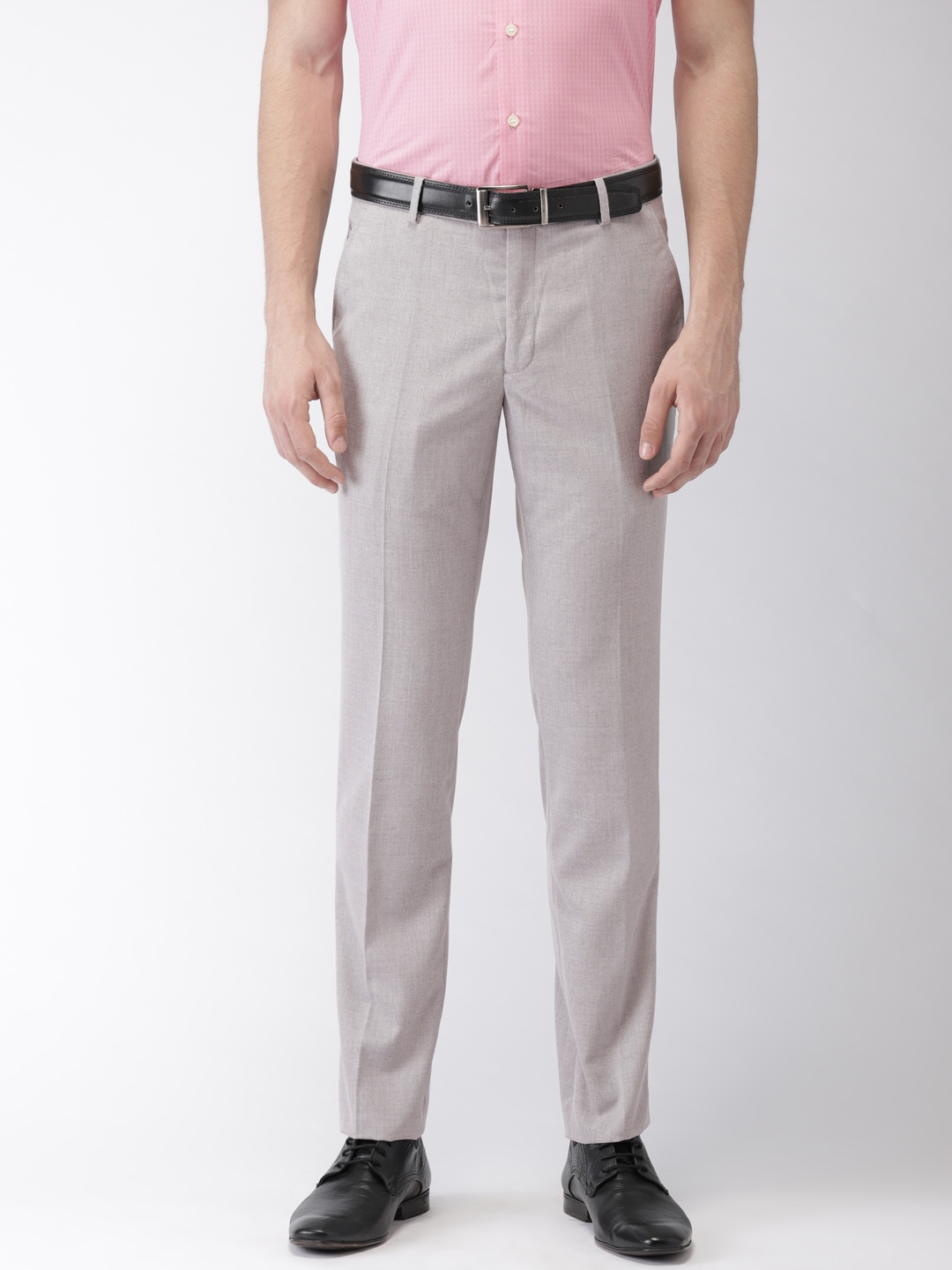 Men's Dark Grey Formal Trouser