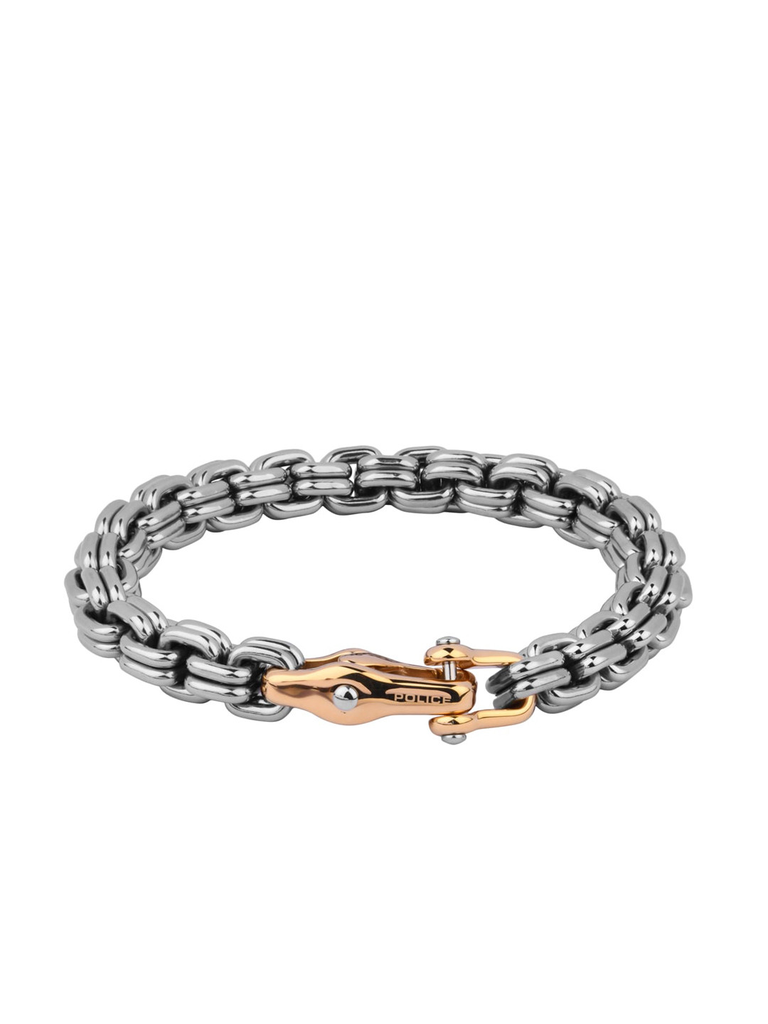 Police Unisex Silver Bracelet