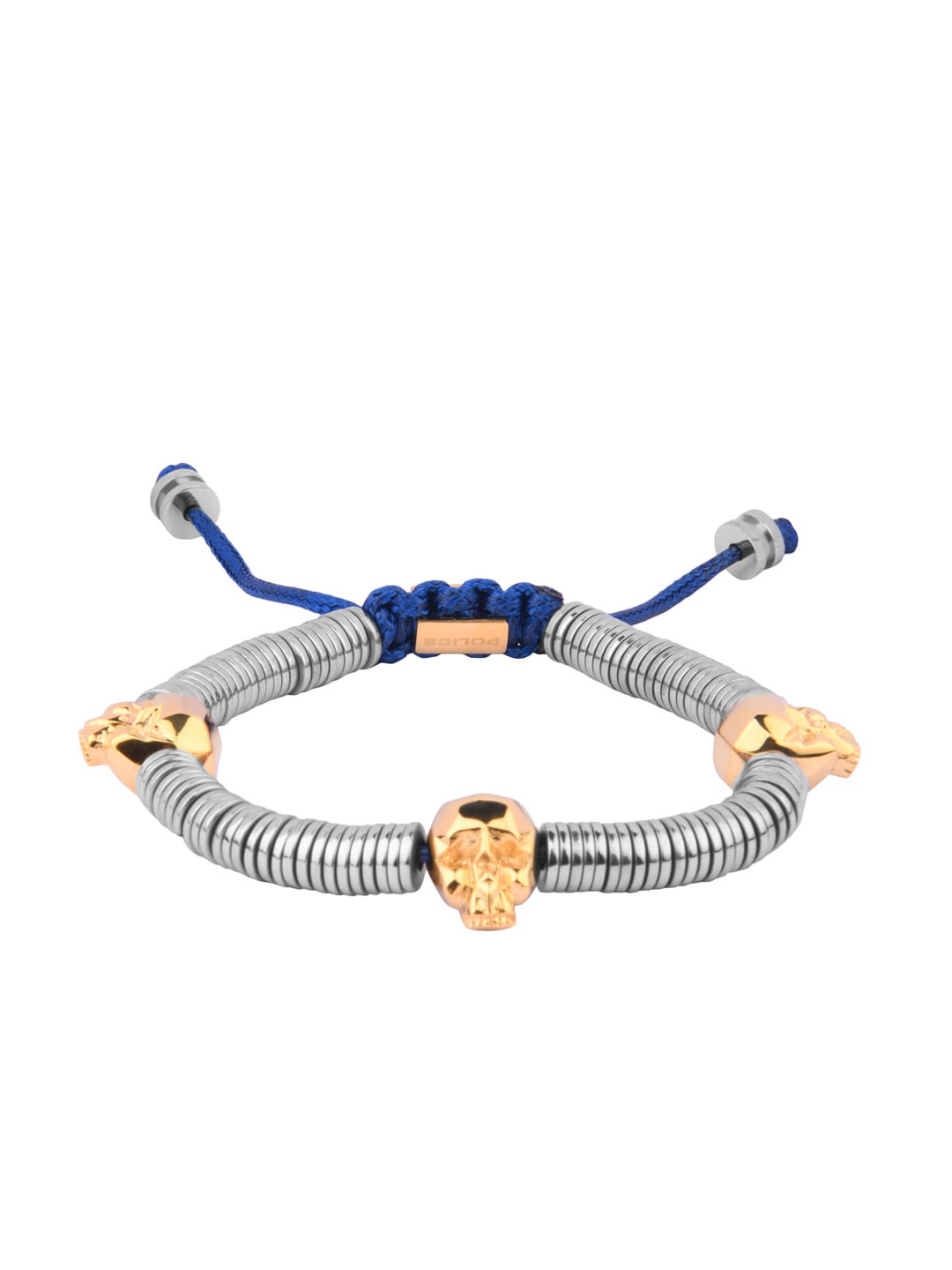 Police Men Silver Bracelet