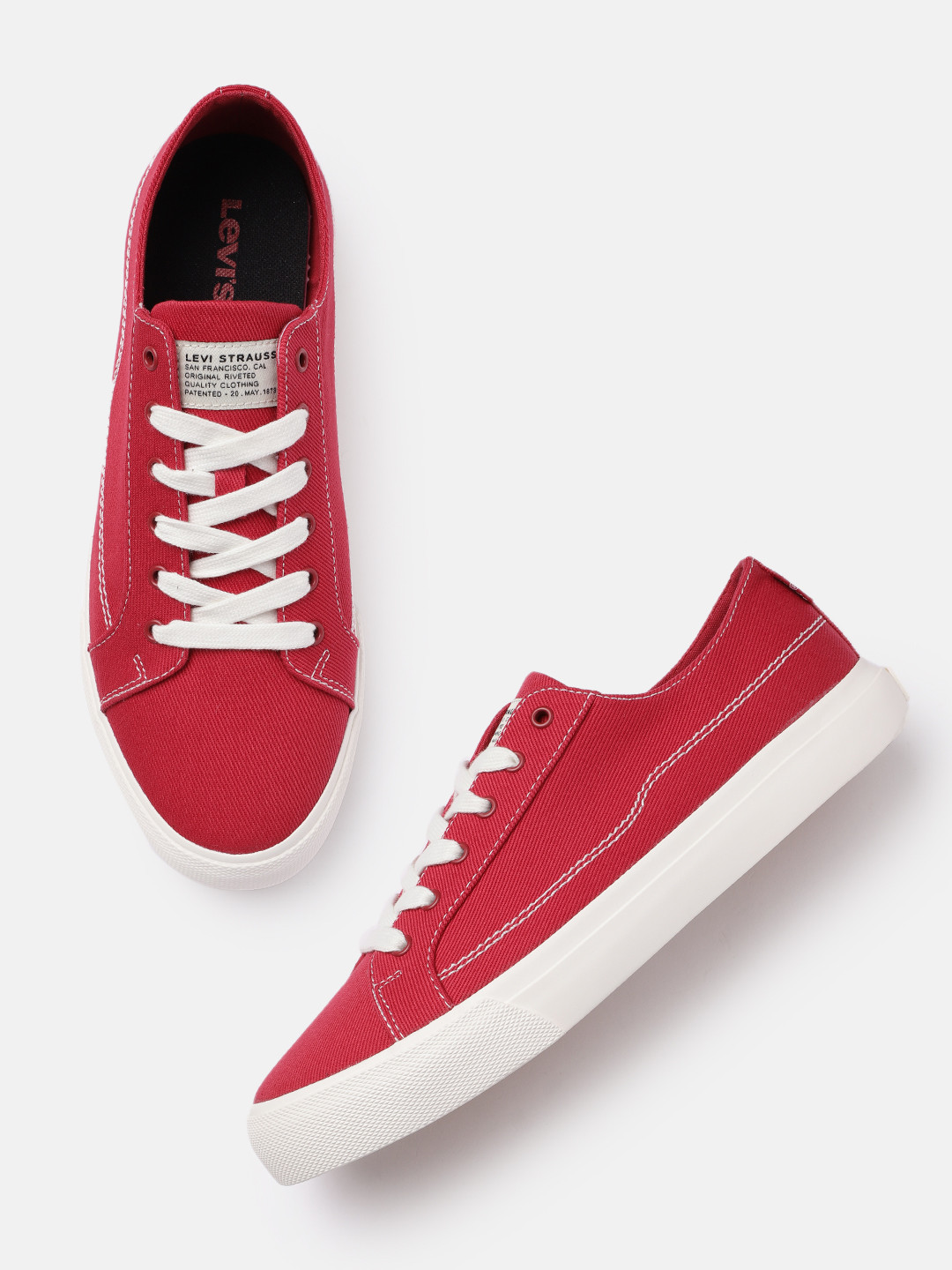 Levi Strauss Levis Red Shoes Levi's Red Sneakers Hospital