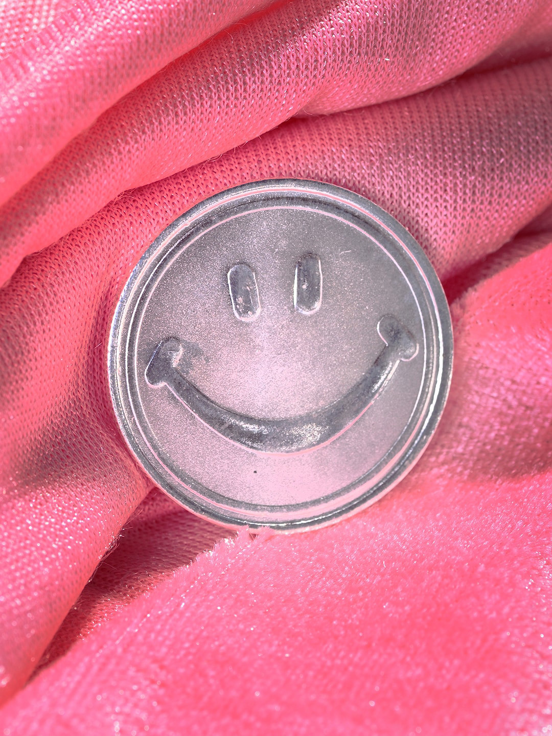 Saraf RS Jewellery 999 Sterling Silver Smiley 10g Silver Coin