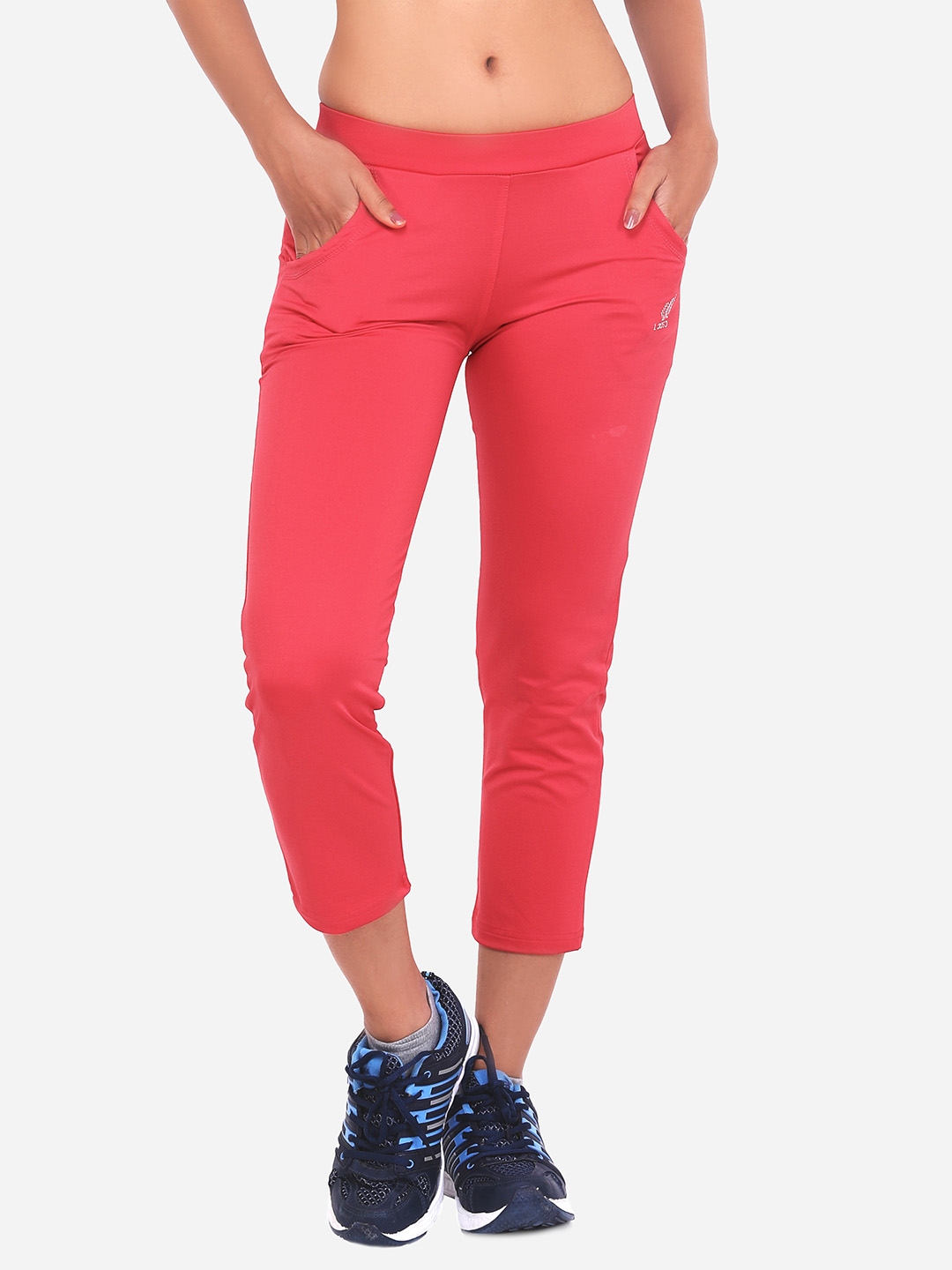 Womens red store capris