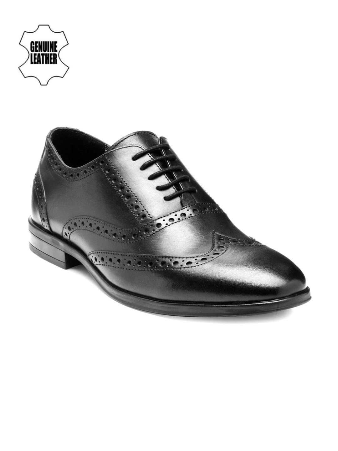 Buy Teakwood Leathers Men Black Leather Formal Shoes Formal
