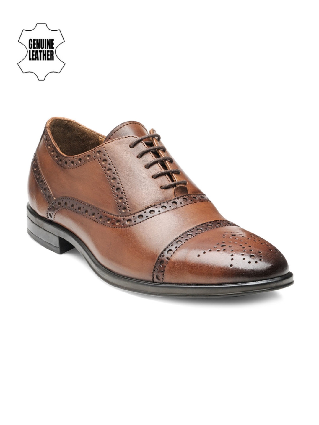 Buy Teakwood Leathers Men Brown Leather Formal Shoes Formal