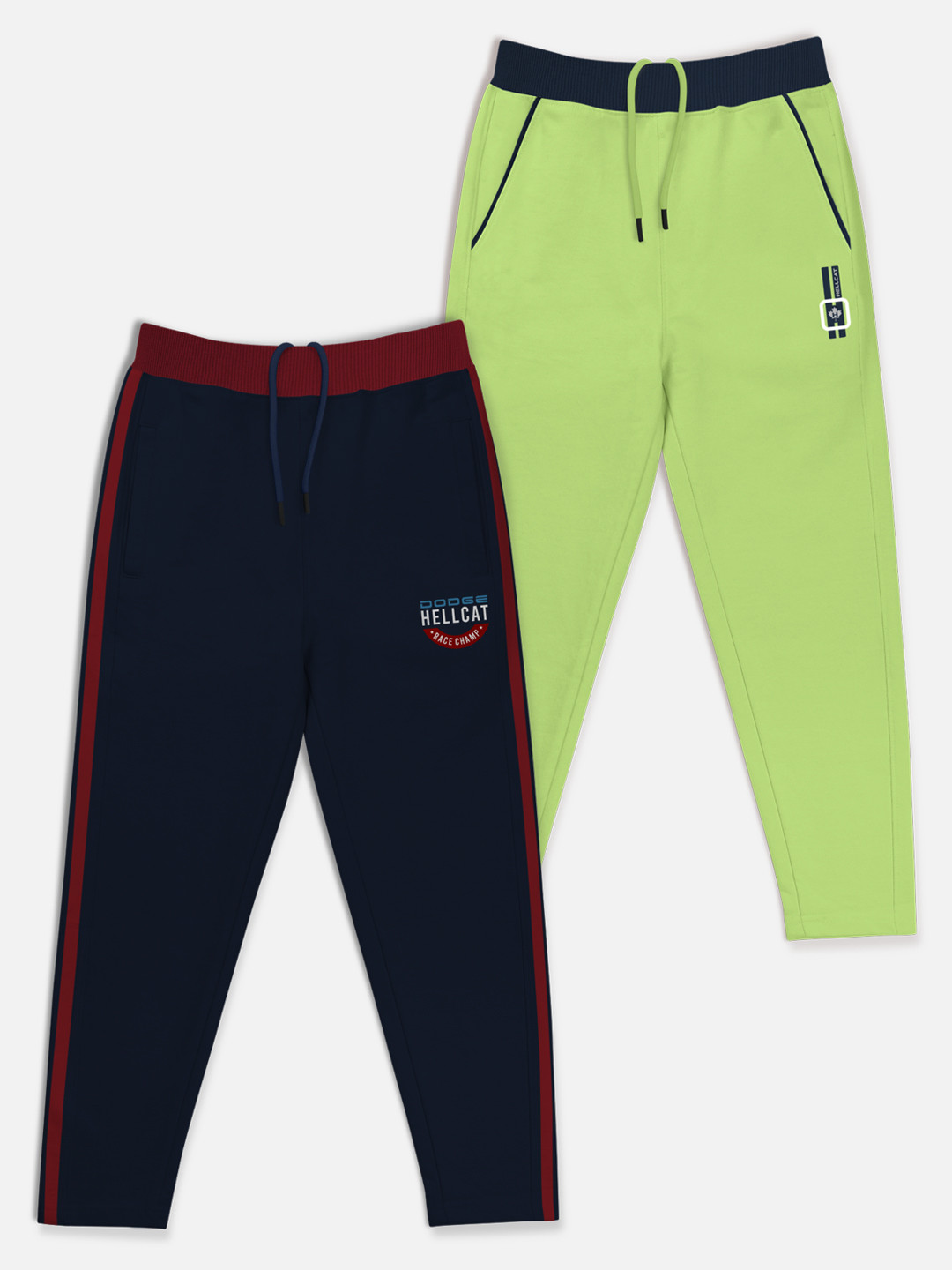 HELLCAT Boys Pack Of 2 Solid Track Pants