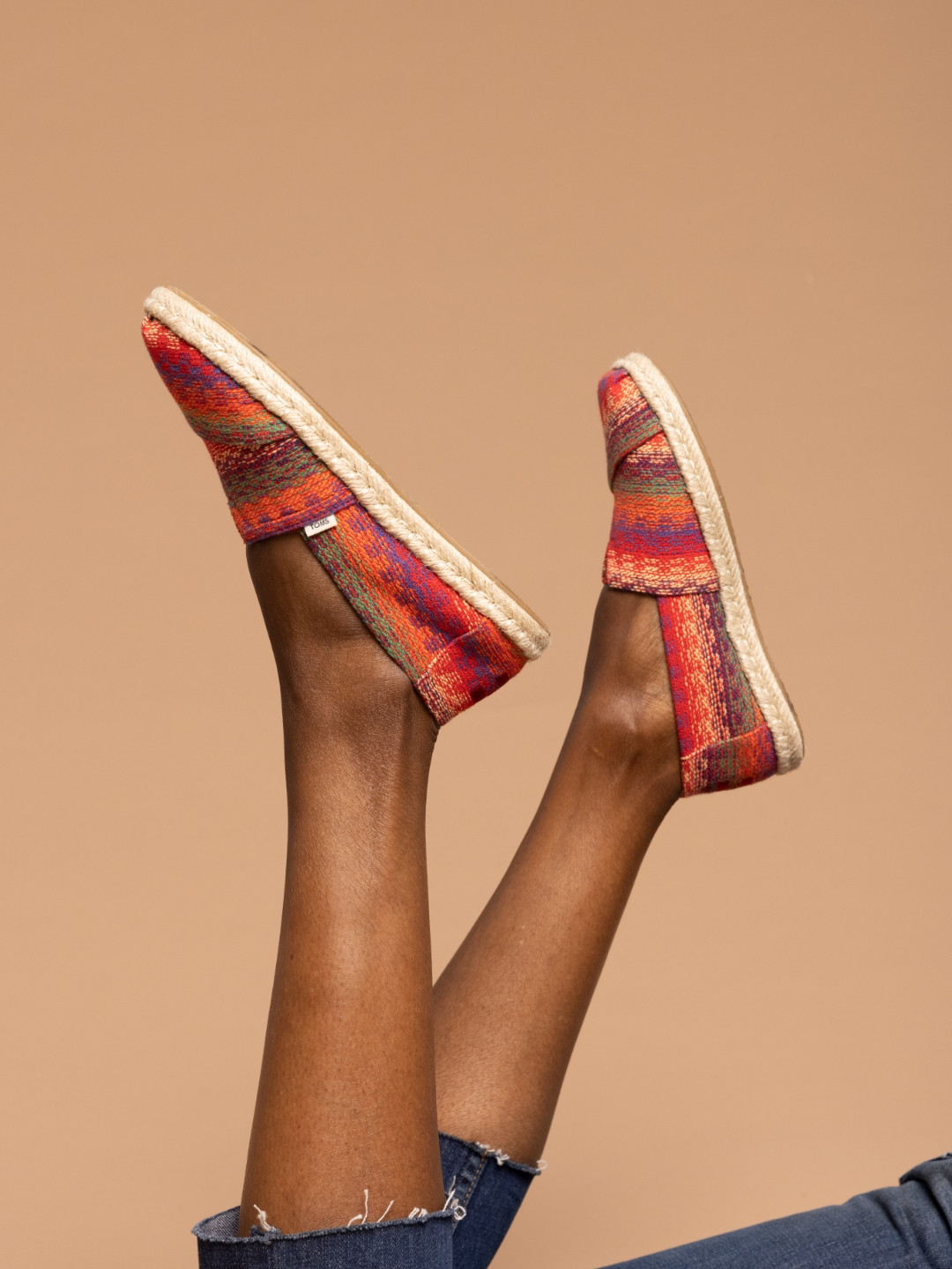 TOMS Women Woven Design Alpargata Espadrilles