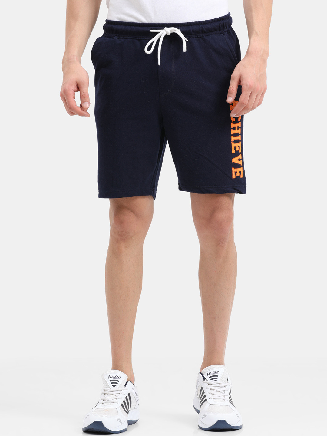 ARDEUR Men Navy Blue Training or Gym Shorts