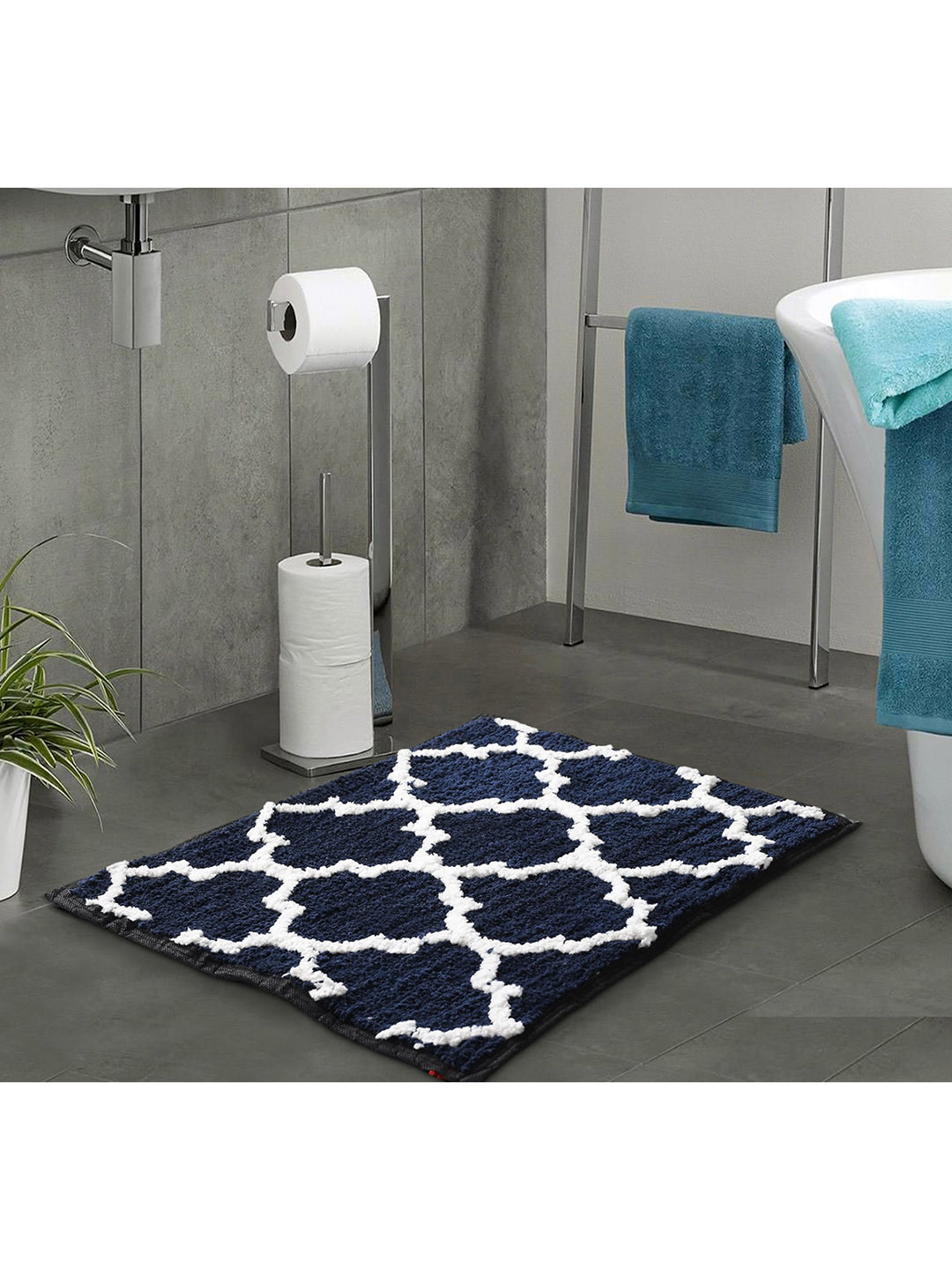 AAZEEM Set of 2 Navy Blue Runners