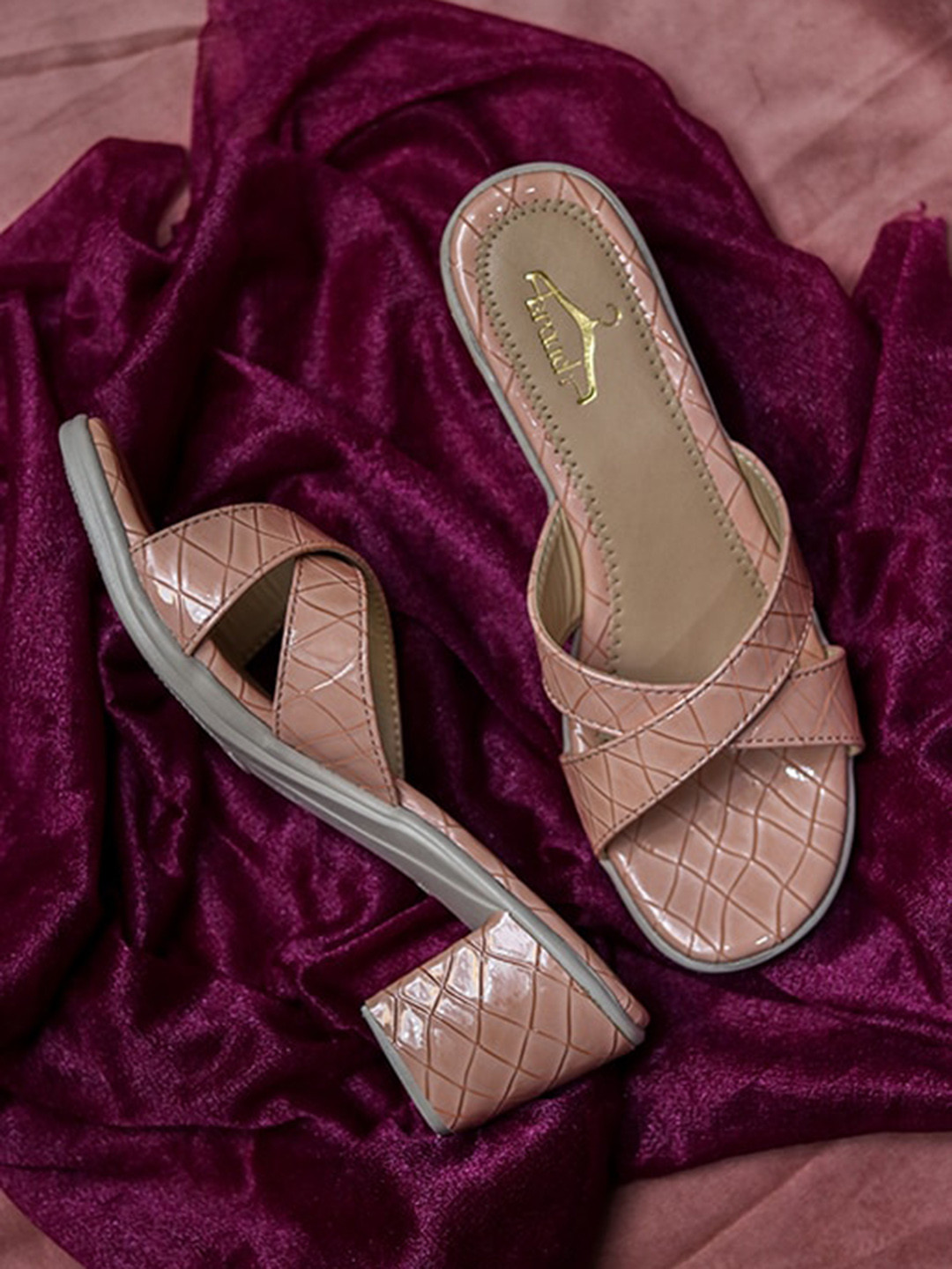 Brauch Pink & Peach-Coloured Textured Block