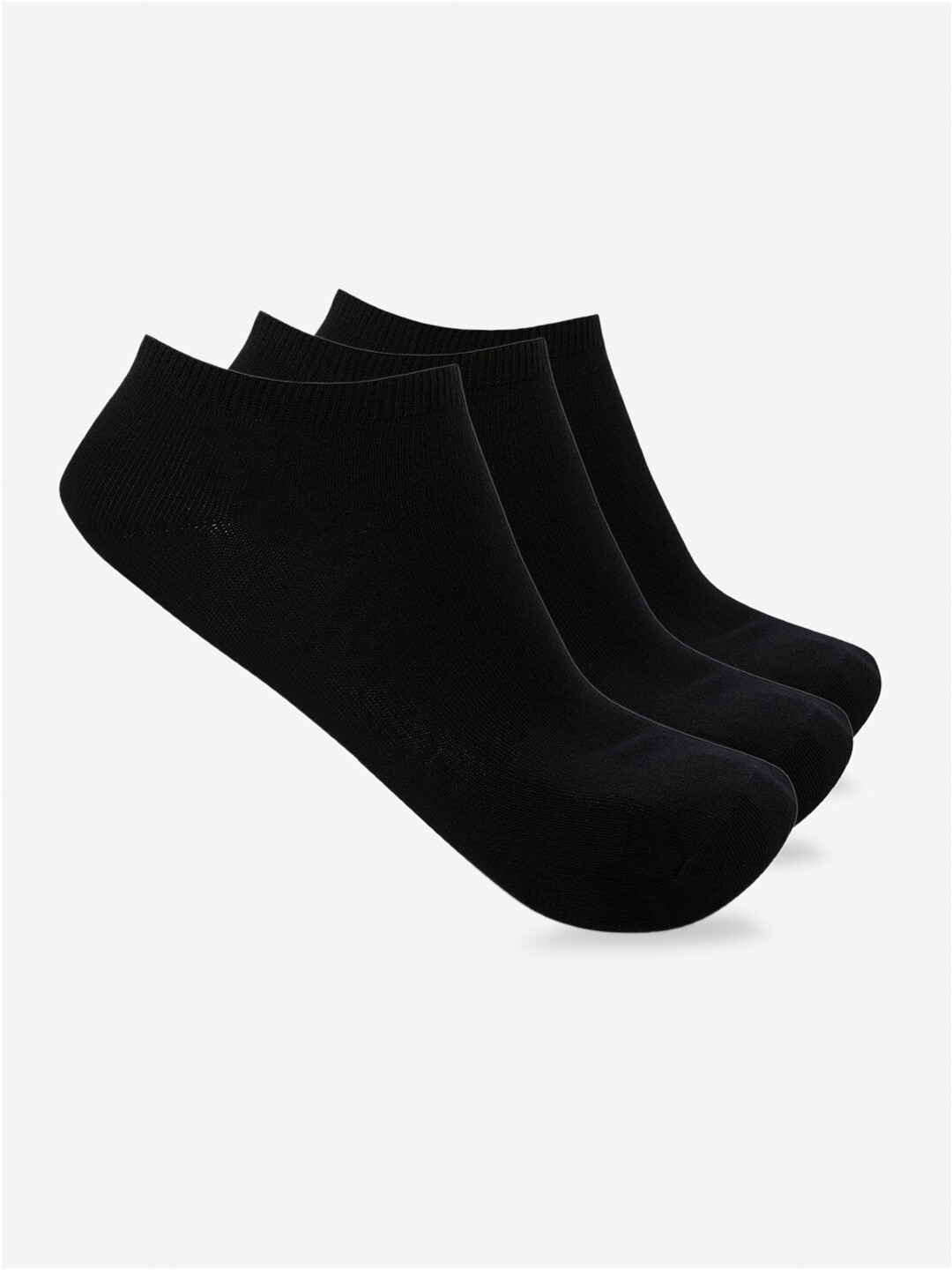 Smarty Pants Unisex Pack Of 3 Assorted Solid Cotton Shoe Liners