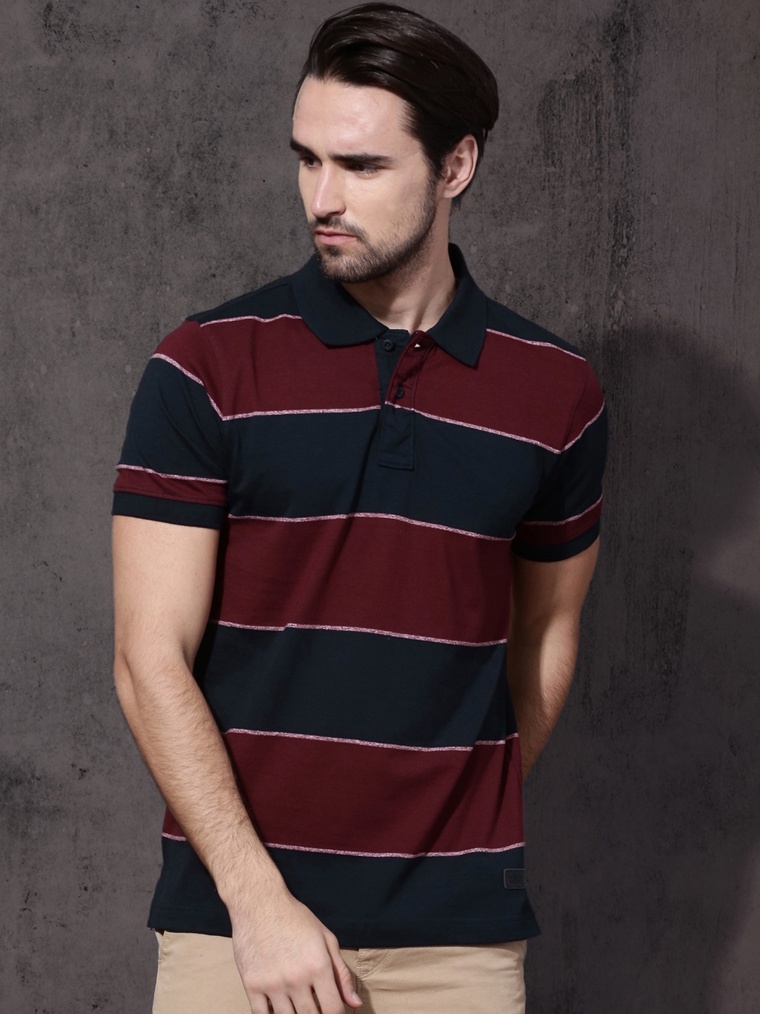 roadster maroon t shirt