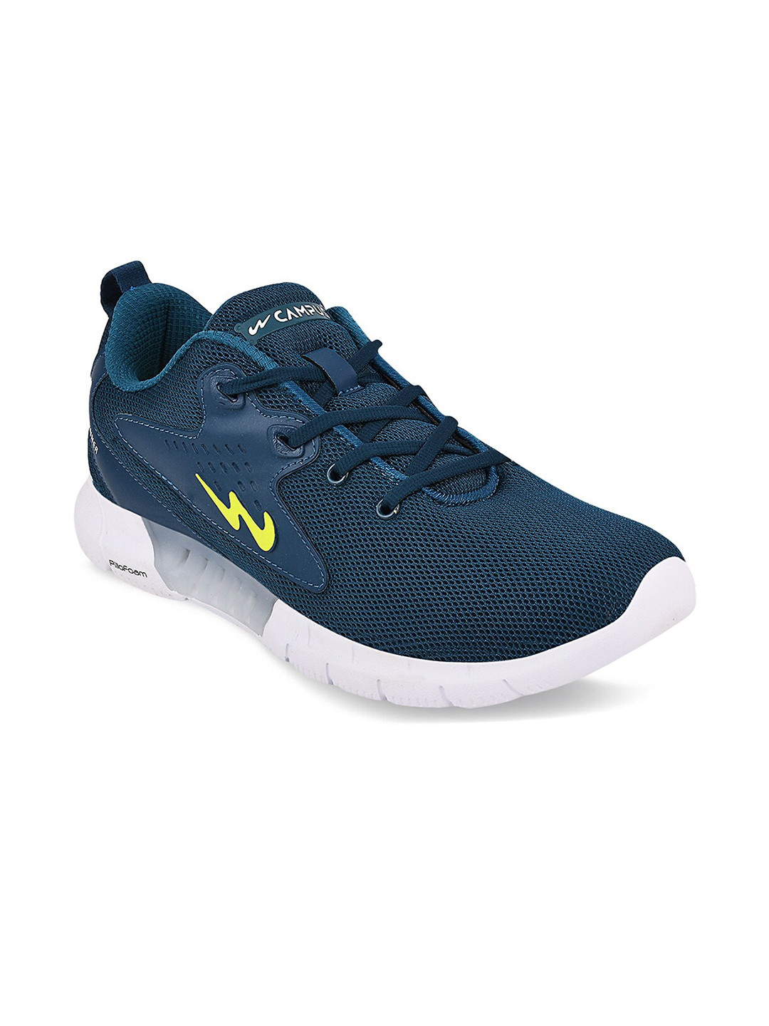 Campus Men Green Mesh Running Shoes